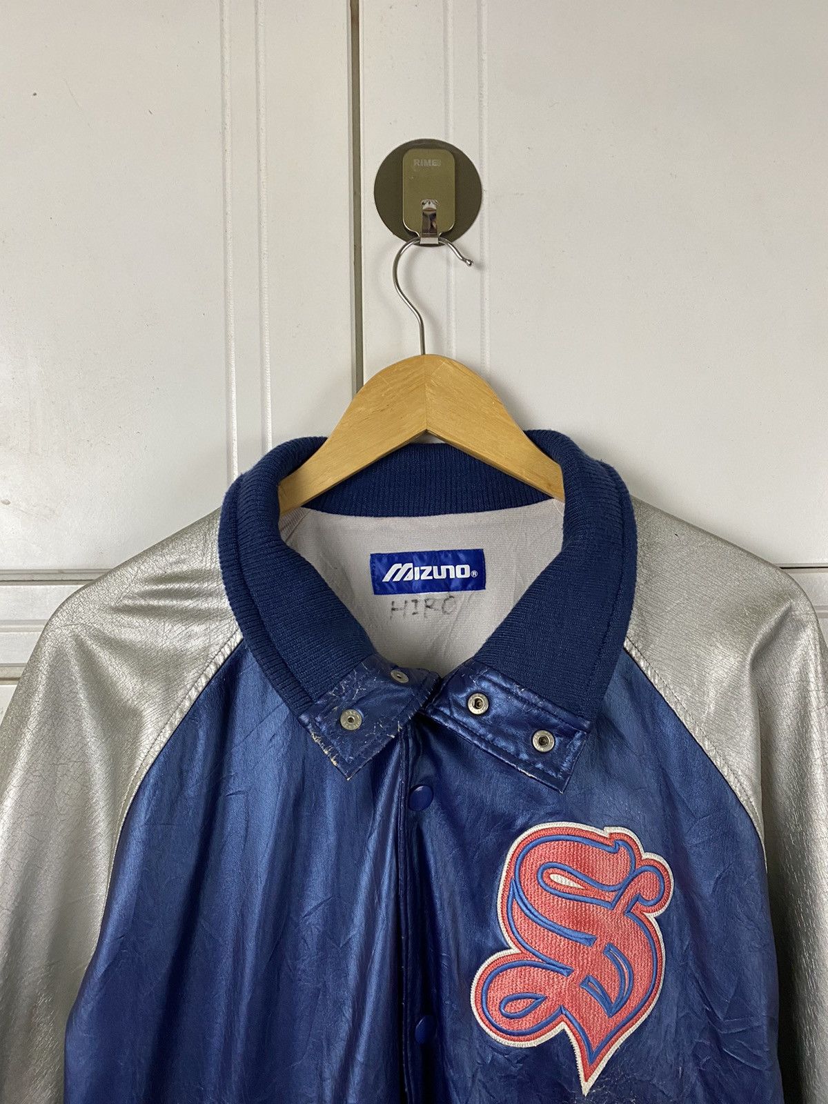 Mizuno × Vintage Vintage Mizuno Bomber Jacket Size US L / EU 52-54 / 3 - 3 Thumbnail