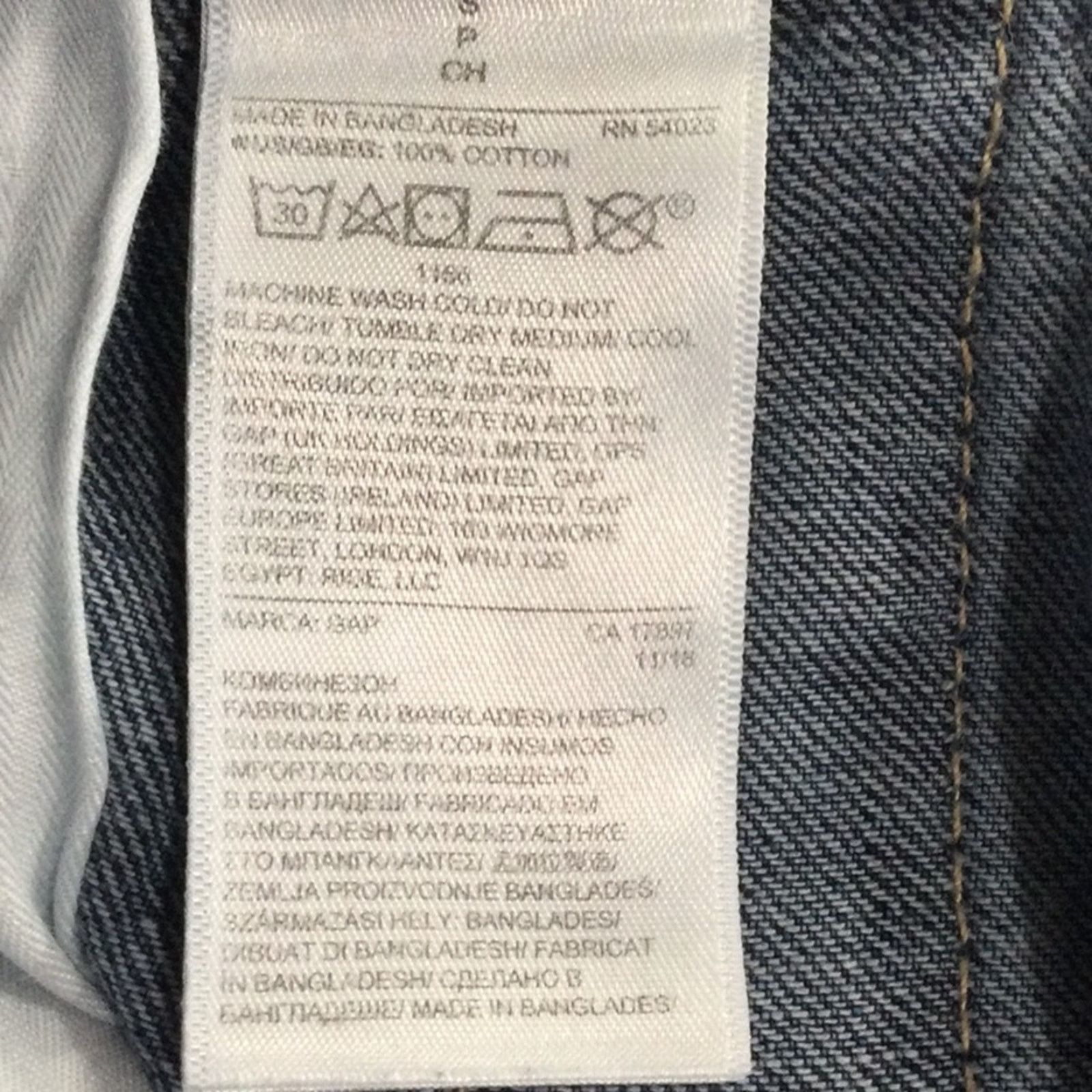 Gap Gap Denim Bib Adjustable Strap Button Side Overalls Size 2 Size 27" / US 4 / IT 40 - 12 Thumbnail
