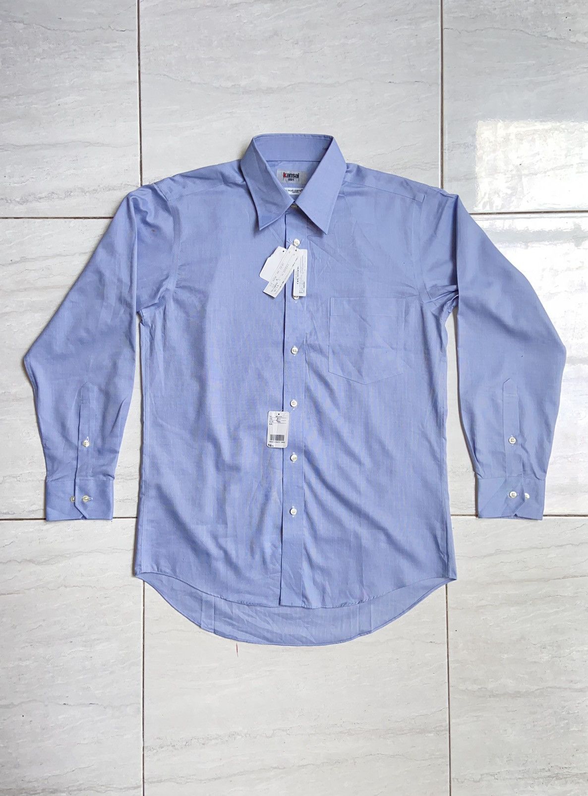 Japanese Brand × Kansai Yamamoto KANSAI YAMAMOTO Blue Shirt Size US L / EU 52-54 / 3 - 1 Thumbnail