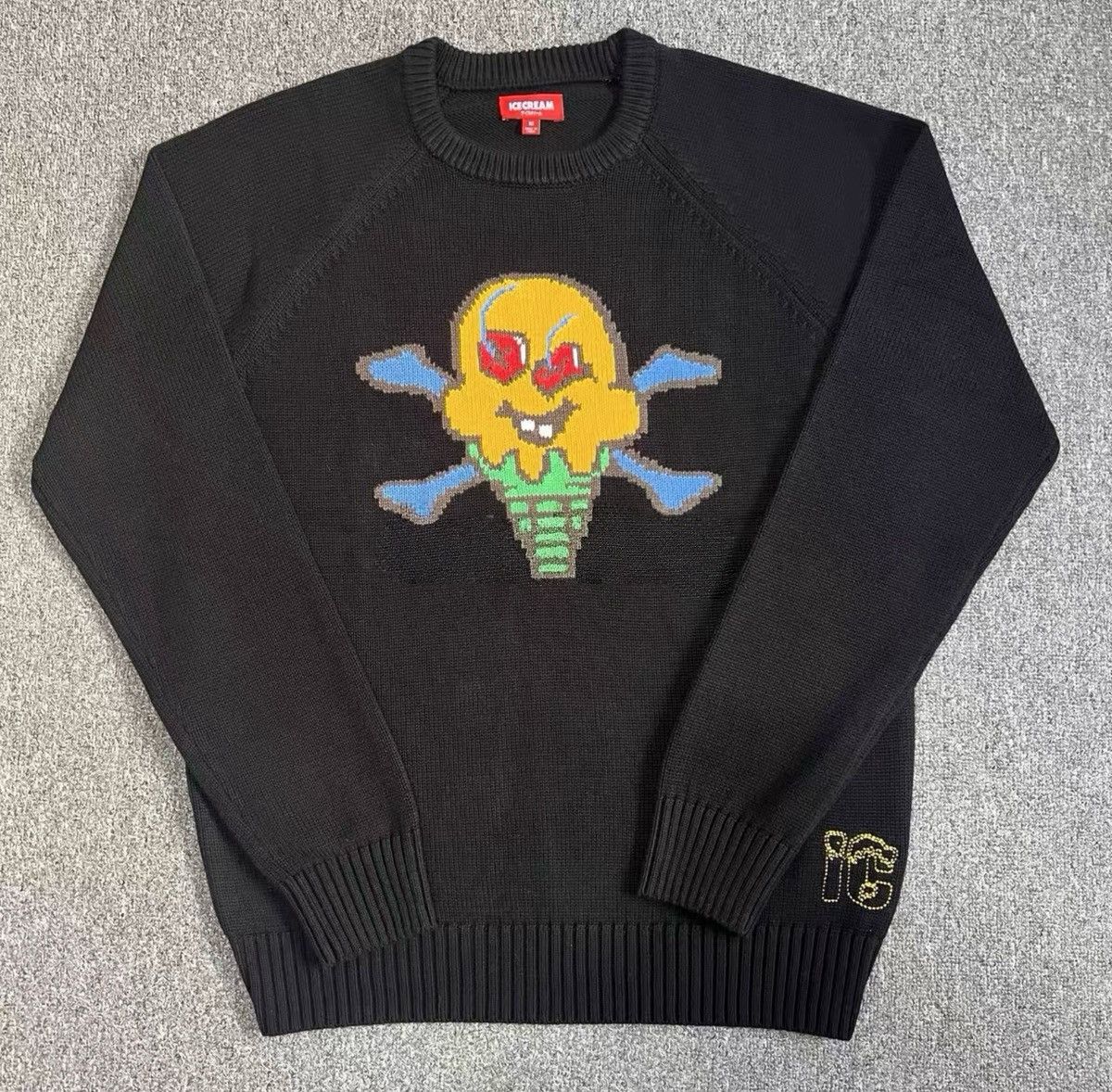 Billionaire Boys Club BBC ICECREAM Intarsia Ice Cream Sweater Size US L / EU 52-54 / 3 - 1 Thumbnail