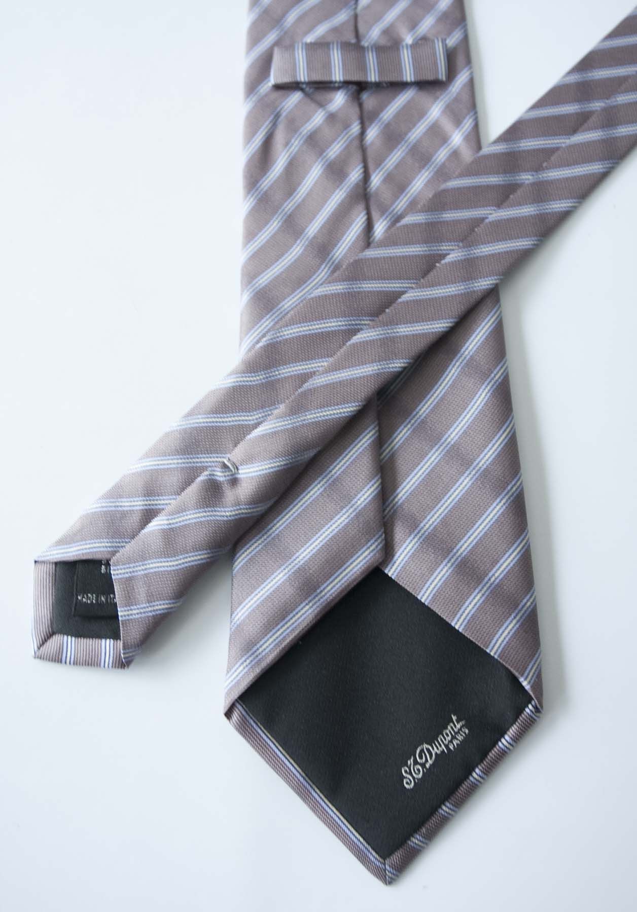 S.T. Dupont ST Dupont Paris Tie 100% Silk Made in Italy Size ONE SIZE - 3 Thumbnail