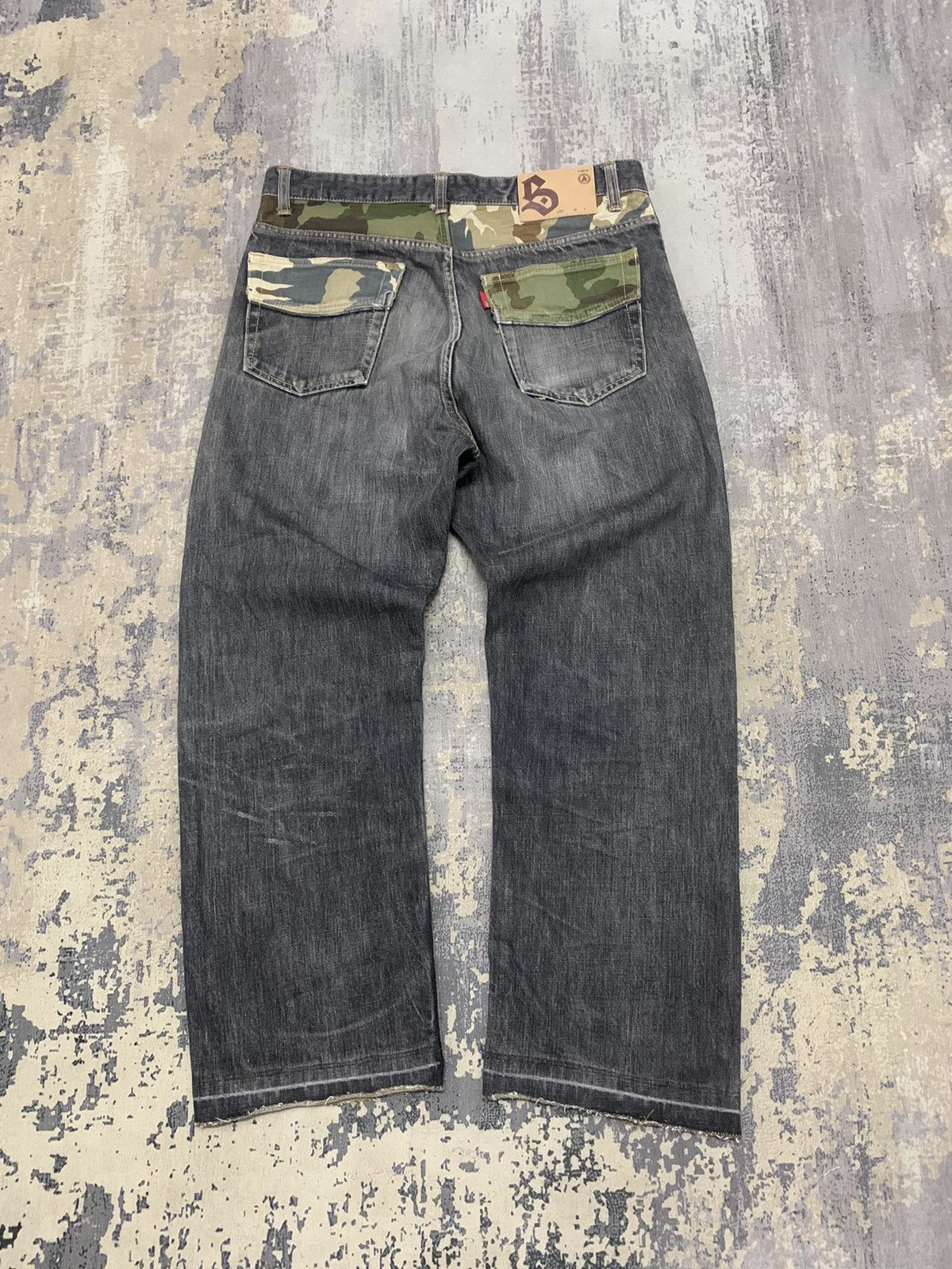 FDMTL JAPAN Fundamental Faded Baggy Jeans Size US 34 / EU 50 - 11 Thumbnail
