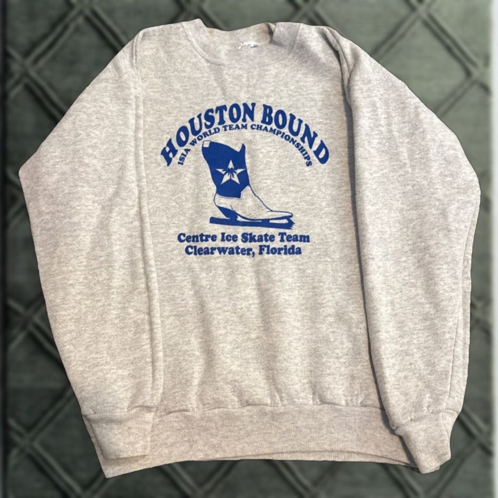 Hanes VINTAGE 90s ISIA Ice Skating World Championships Sweatshirt Clearwater FL Small Size US S / EU 44-46 / 1 - 1 Thumbnail