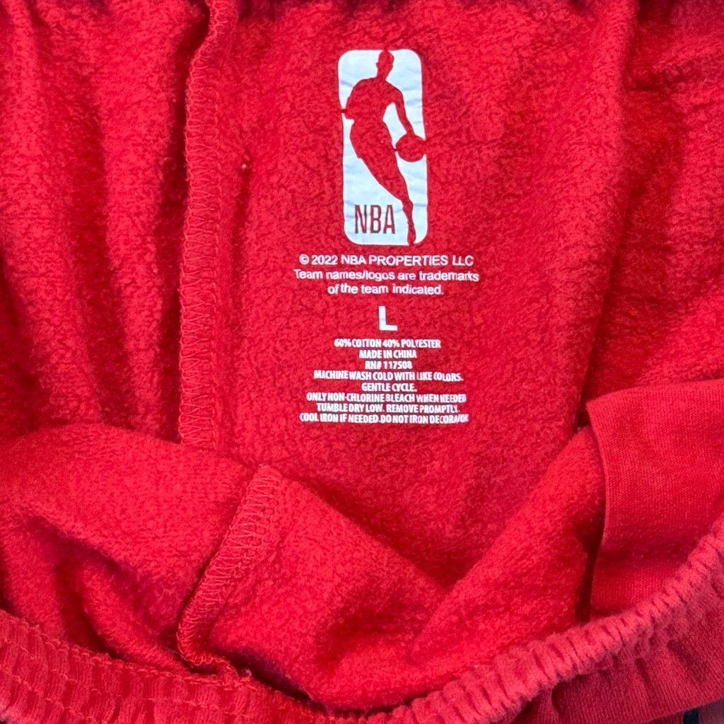 WISDOM NBA Women’s Miami Heat Shorts Red Size L Size 36" / US 14 / IT 50 - 3 Thumbnail