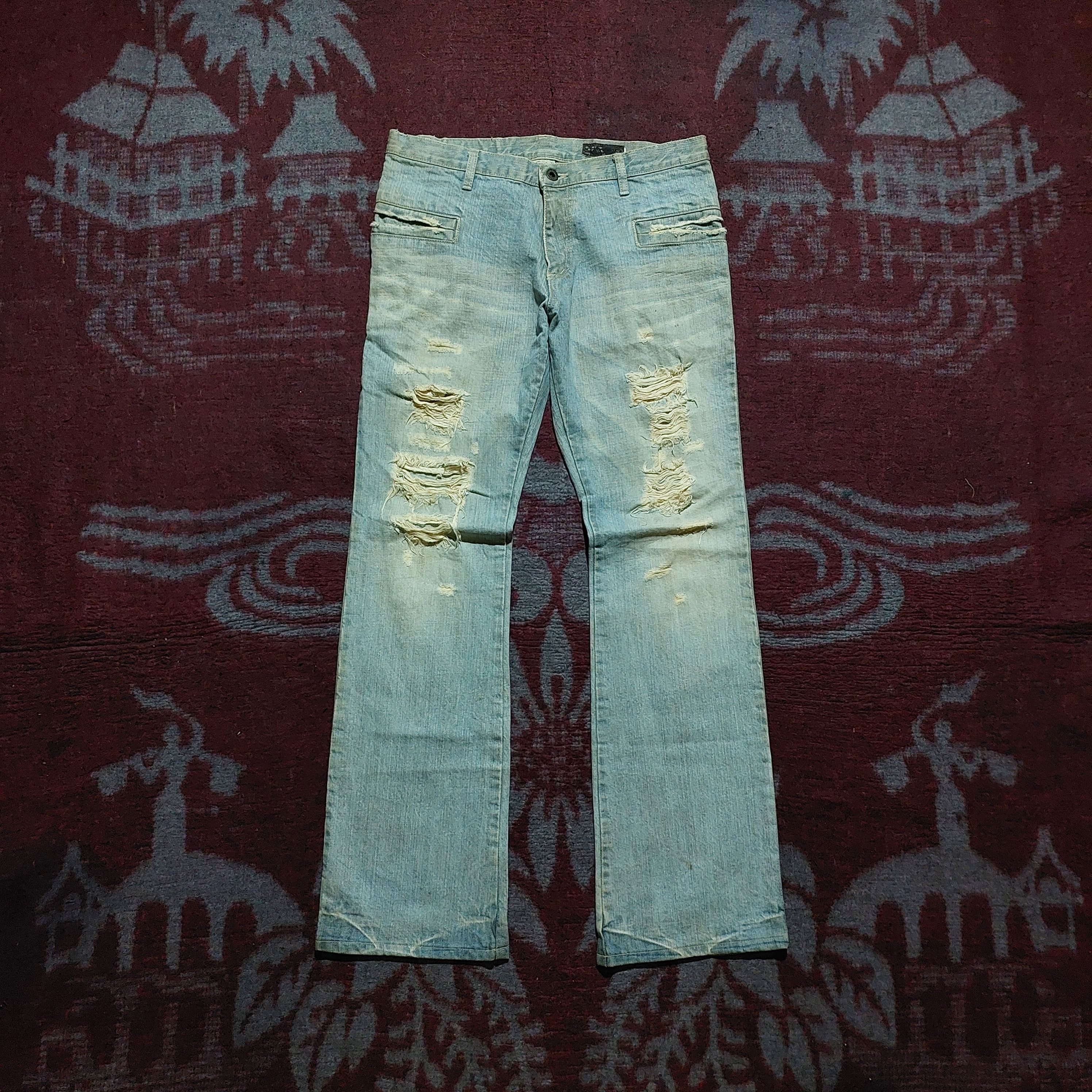 L7 Real Hip L7 Real Hip Distressed flared jeans Size US 32 / EU 48 - 1 Thumbnail