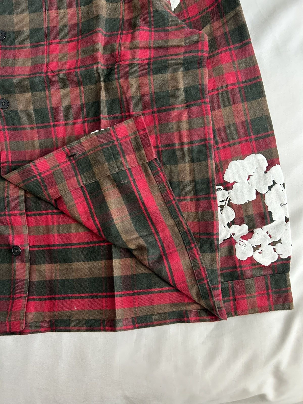 DENIM TEARS Denim Tears Cotton Wreath Pajama Shirt Long Sleeve Flannel Size US M / EU 48-50 / 2 - 5 Thumbnail
