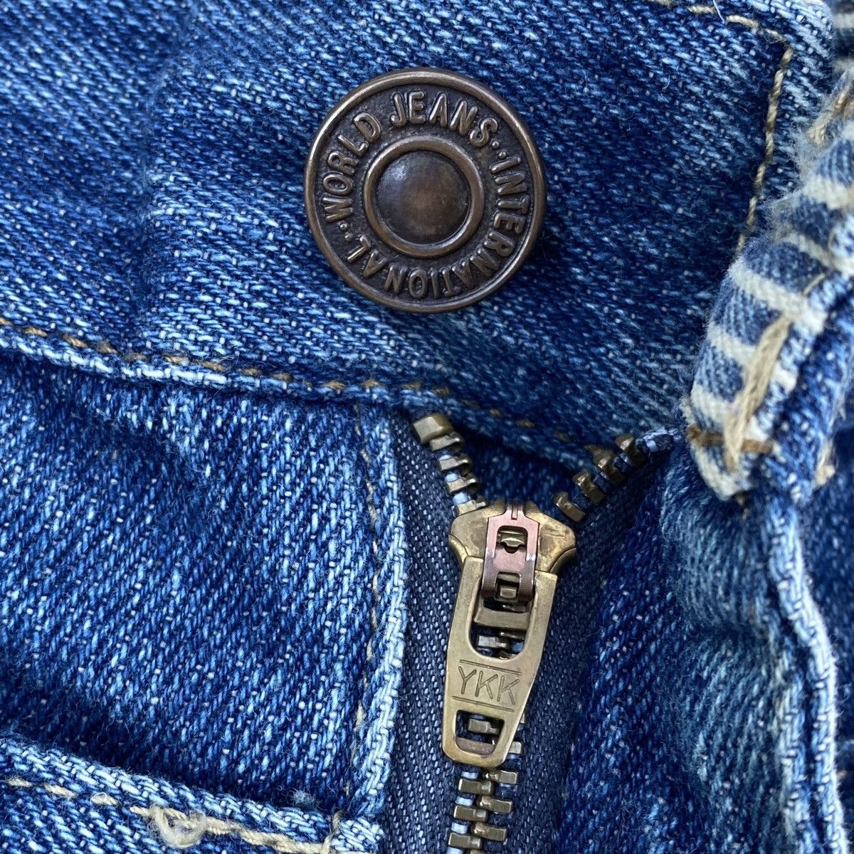 Japanese Brand × Vintage Jack Serika Artist Work Spider Web Distressed Jeans Size US 33 - 11 Thumbnail