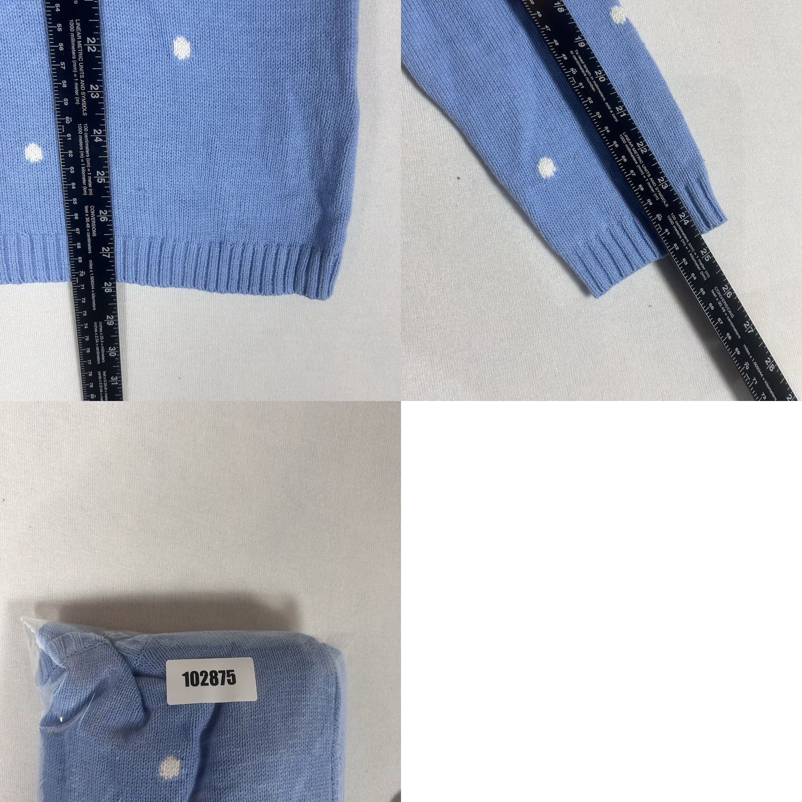 Vintage VINTAGE Ugly Christmas Sweater Womens XL Blue Stocking Kitten Snow Flakes Breckenridge Size XL / US 12-14 / IT 48-50 - 8 Thumbnail