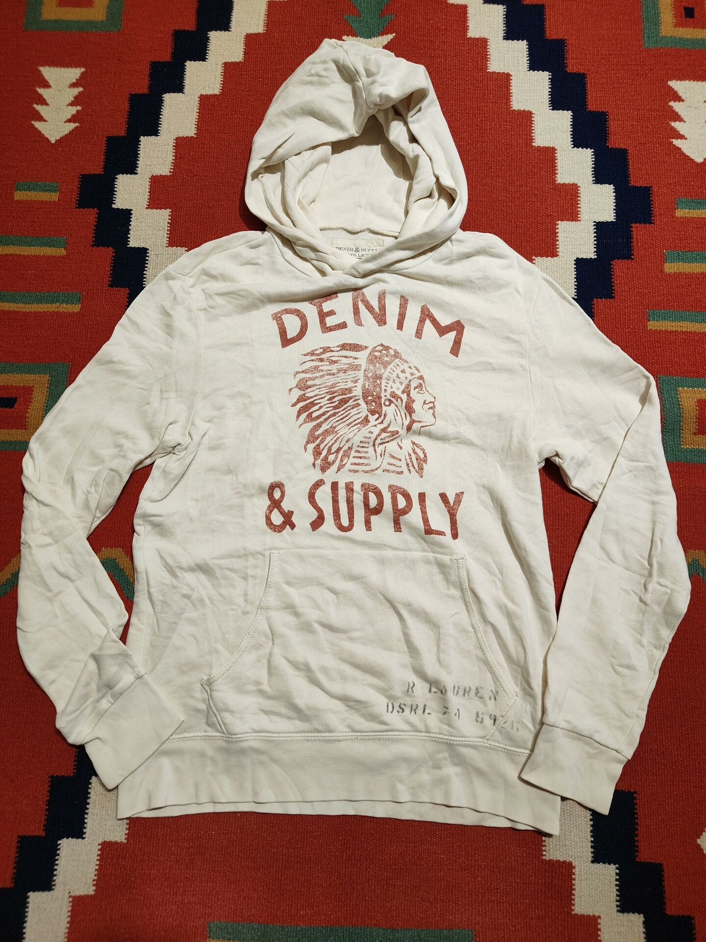 Denim & Supply Ralph Lauren Indian Hooded Sweatshirt by Ralph Lauren Size US M / EU 48-50 / 2 - 1 Thumbnail