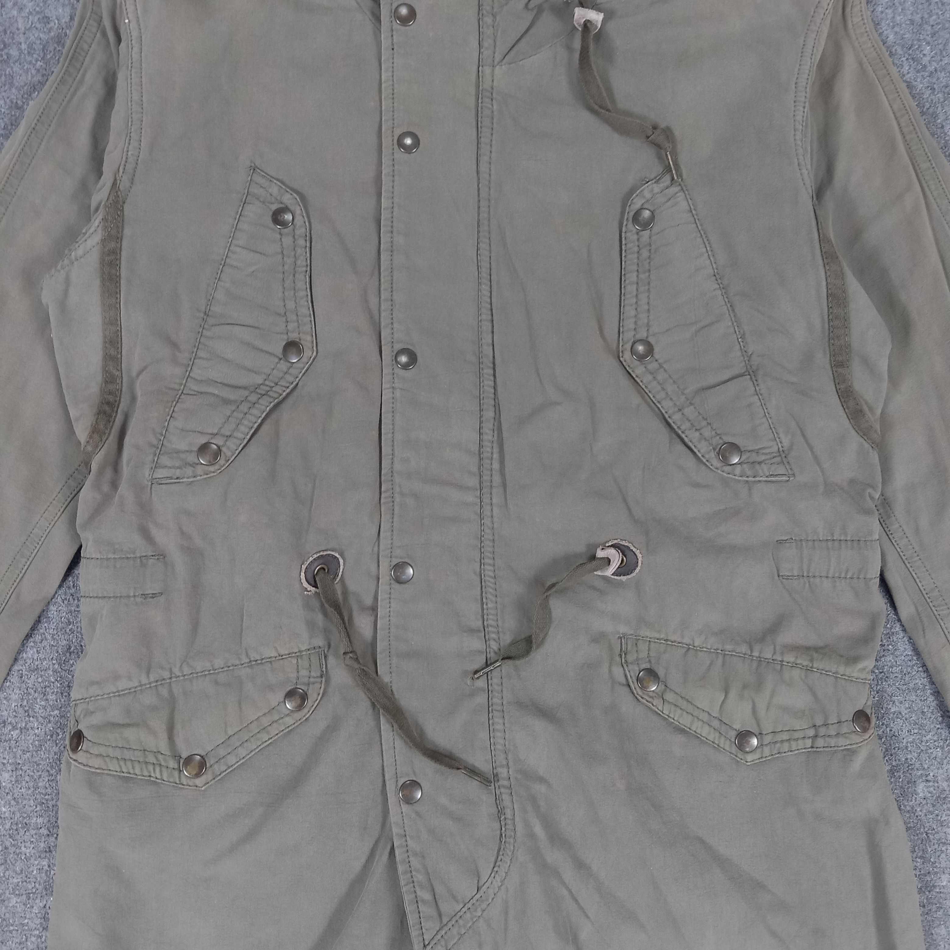 Japanese Brand × Le Grande Bleu (L.G.B.) × Vintage G.O.A. Company Multi Pocket Grunge Parka Jacket Size US S / EU 44-46 / 1 - 2 Thumbnail