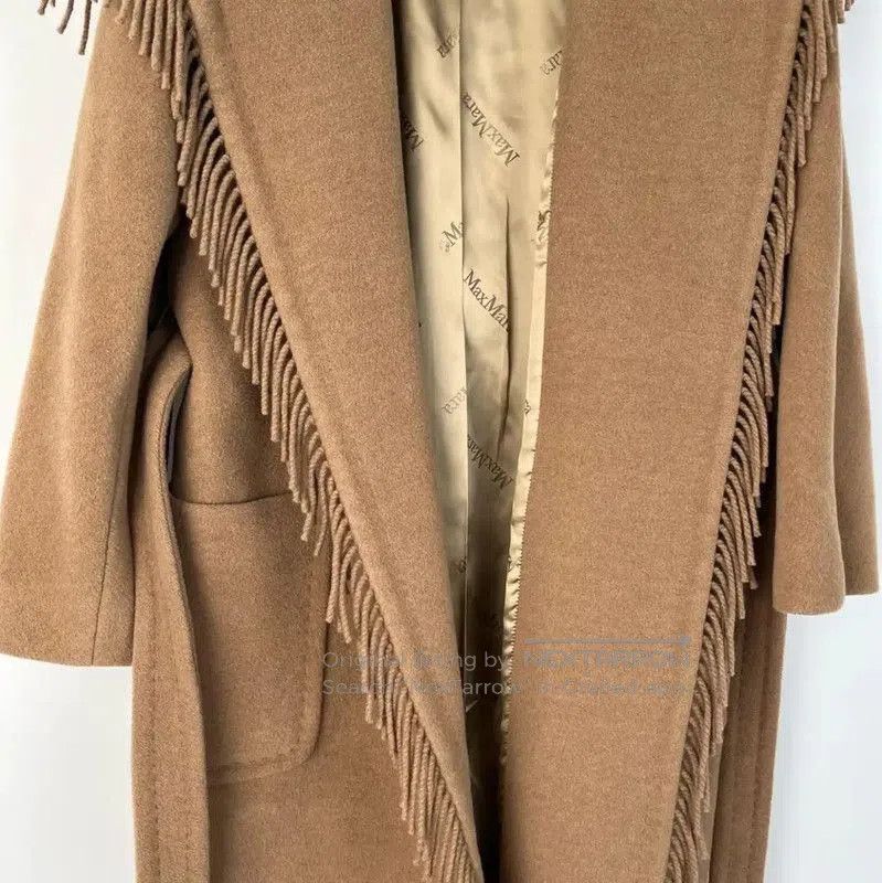 MaxMara Long Brown Coat for Women .