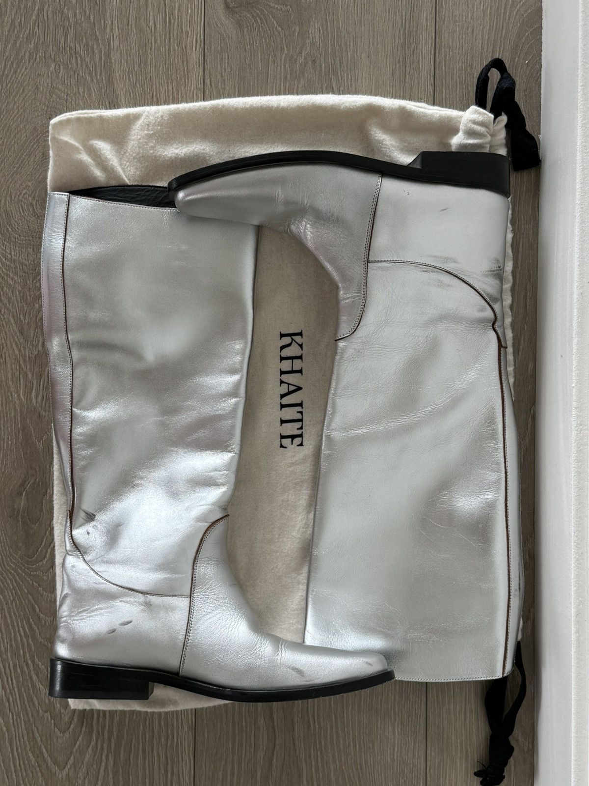 KHAITE The Wooster Riding Boots Size US 7.5 / IT 37.5 - 2 Thumbnail