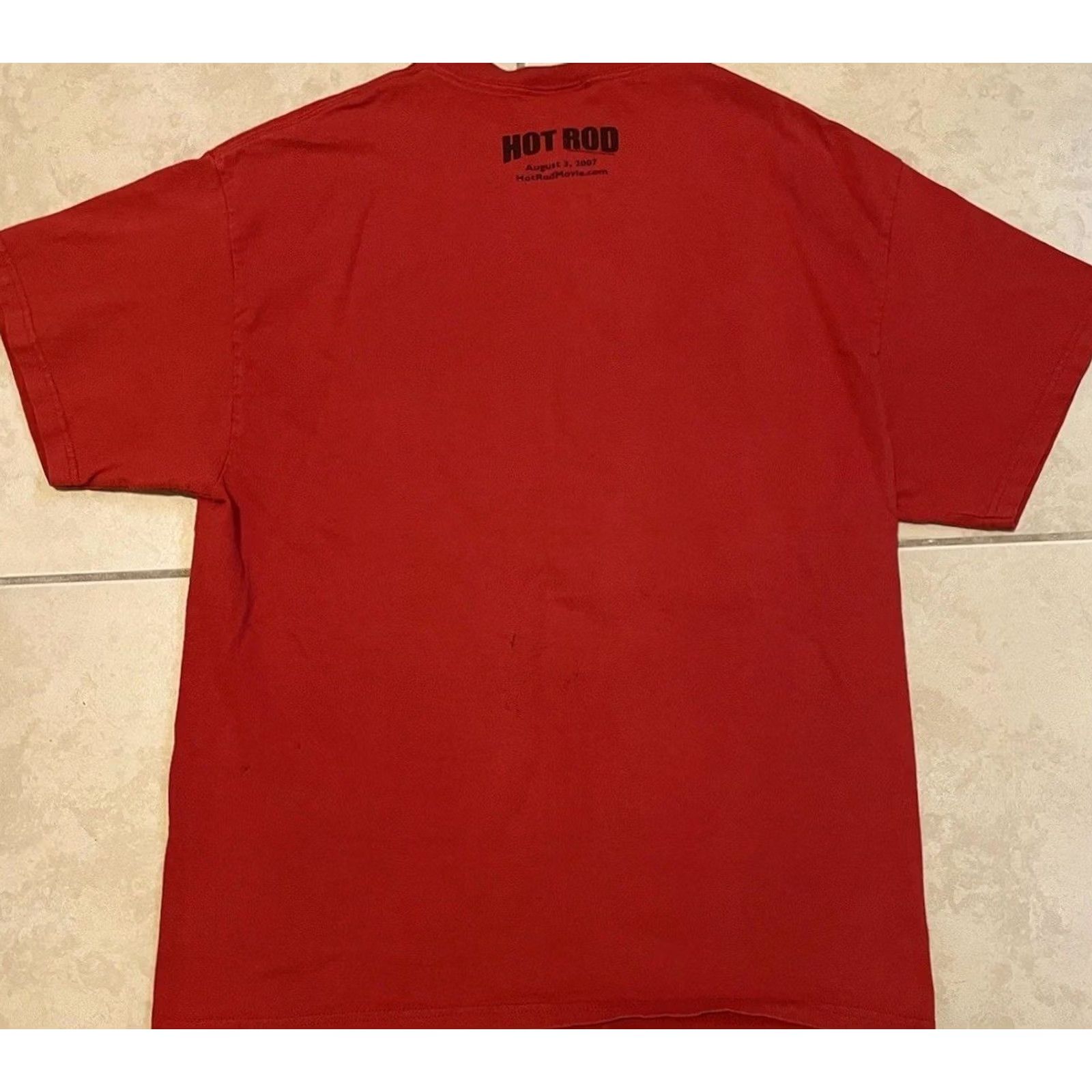 Vintage VINTAGE Hot Rod Faded Movie Promo Shirt L Andy Samberg SNL Lonely Island Comedy 90s 2000s Red Mens T-Shirt Size US L / EU 52-54 / 3 - 2 Thumbnail