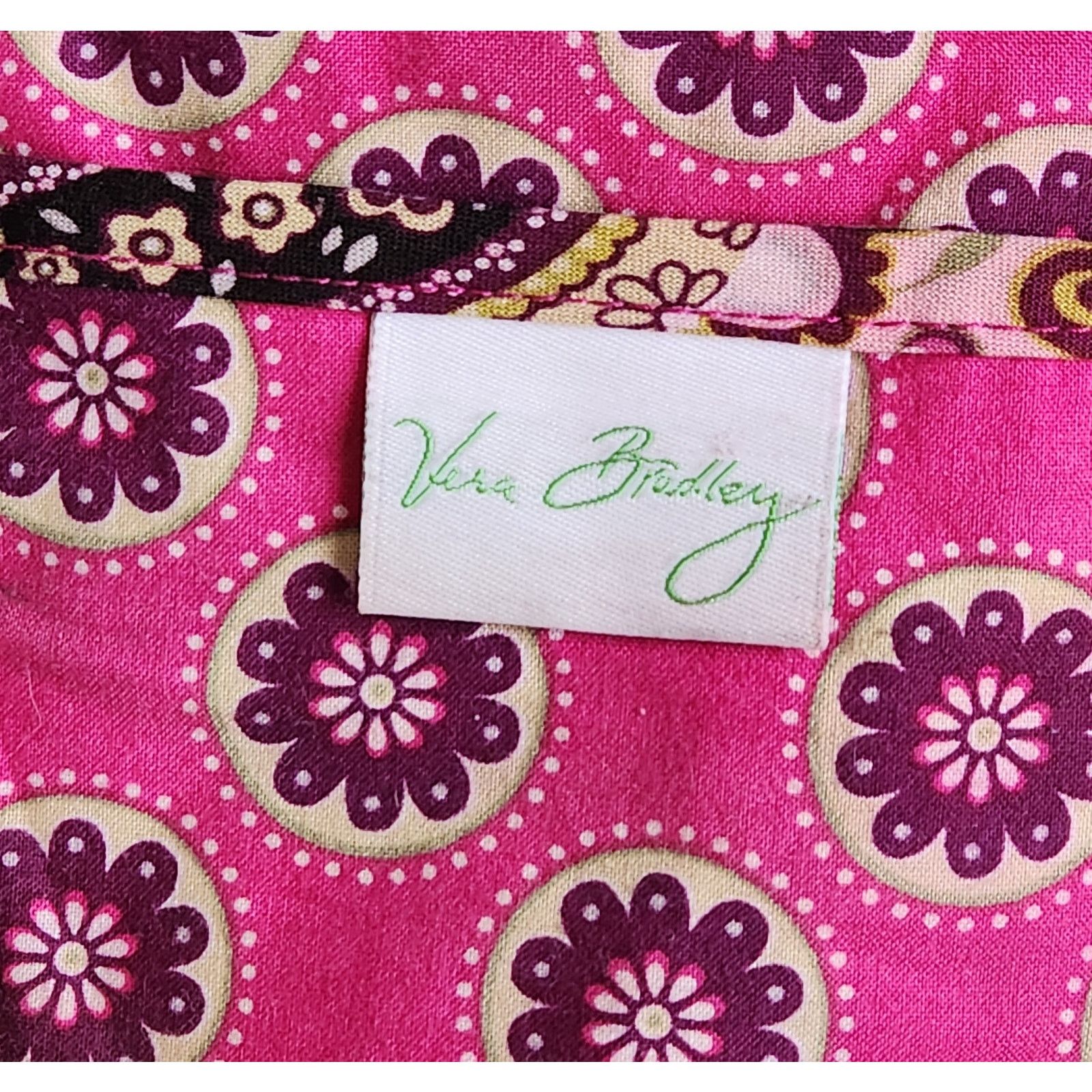 Other Vintage Vera Bradley Pink Purple Floral Purse Size ONE SIZE - 3 Thumbnail