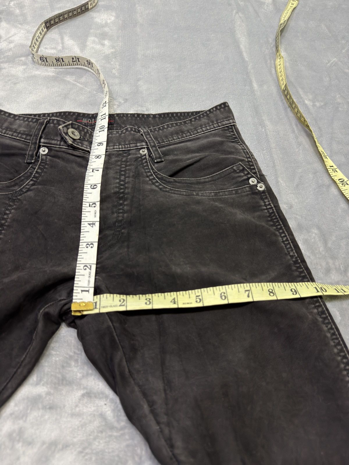 Morgan Homme Japanese brand x Morgan Homme strap bondage flared trousers Size US 31 - 16 Thumbnail