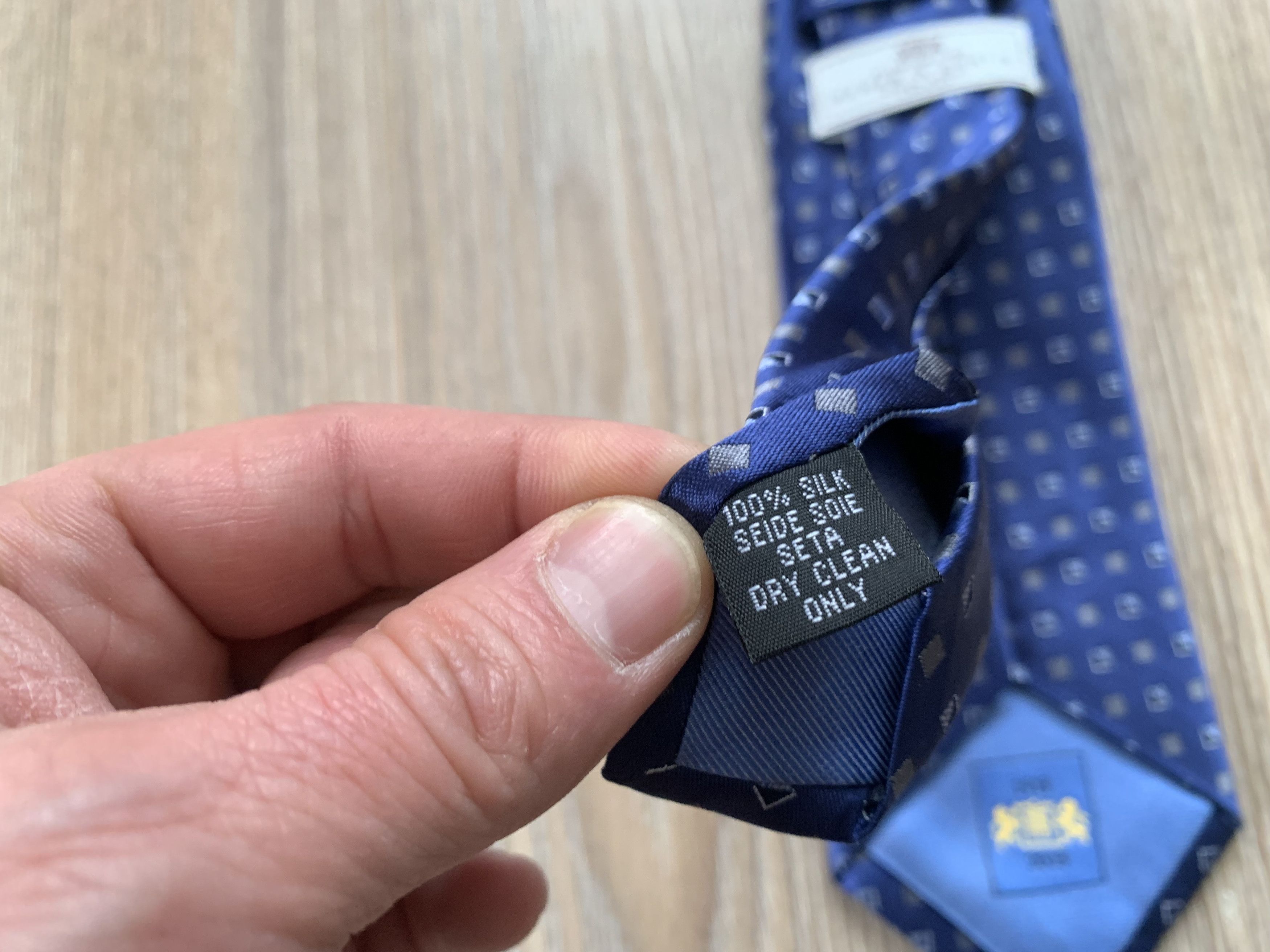 Other Hawes & Curtis London Monogram Silk Tie Size ONE SIZE - 7 Thumbnail