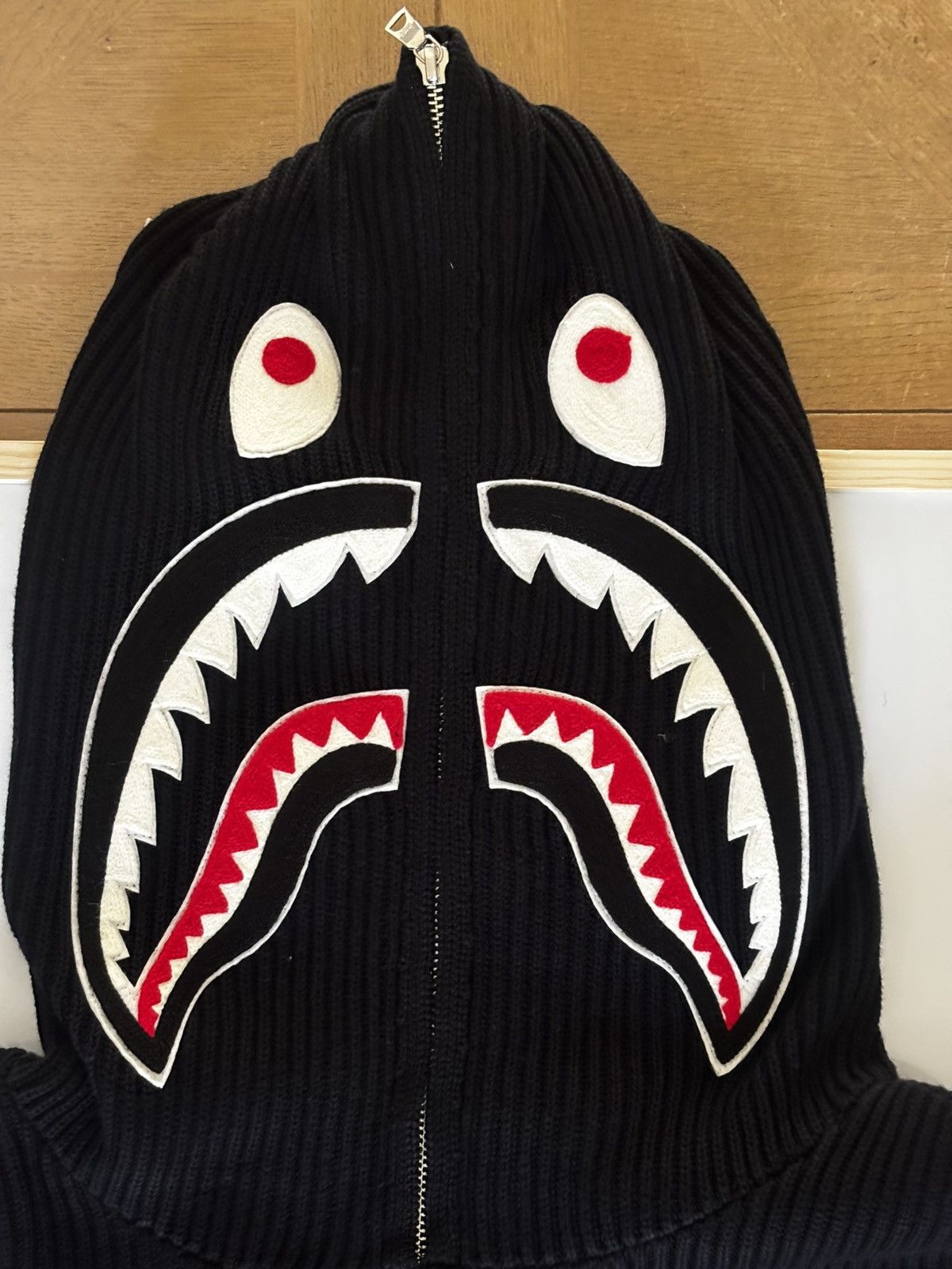 Bape Authentic ape bape shark full zip knit hoodie L new Size US L / EU 52-54 / 3 - 2 Thumbnail
