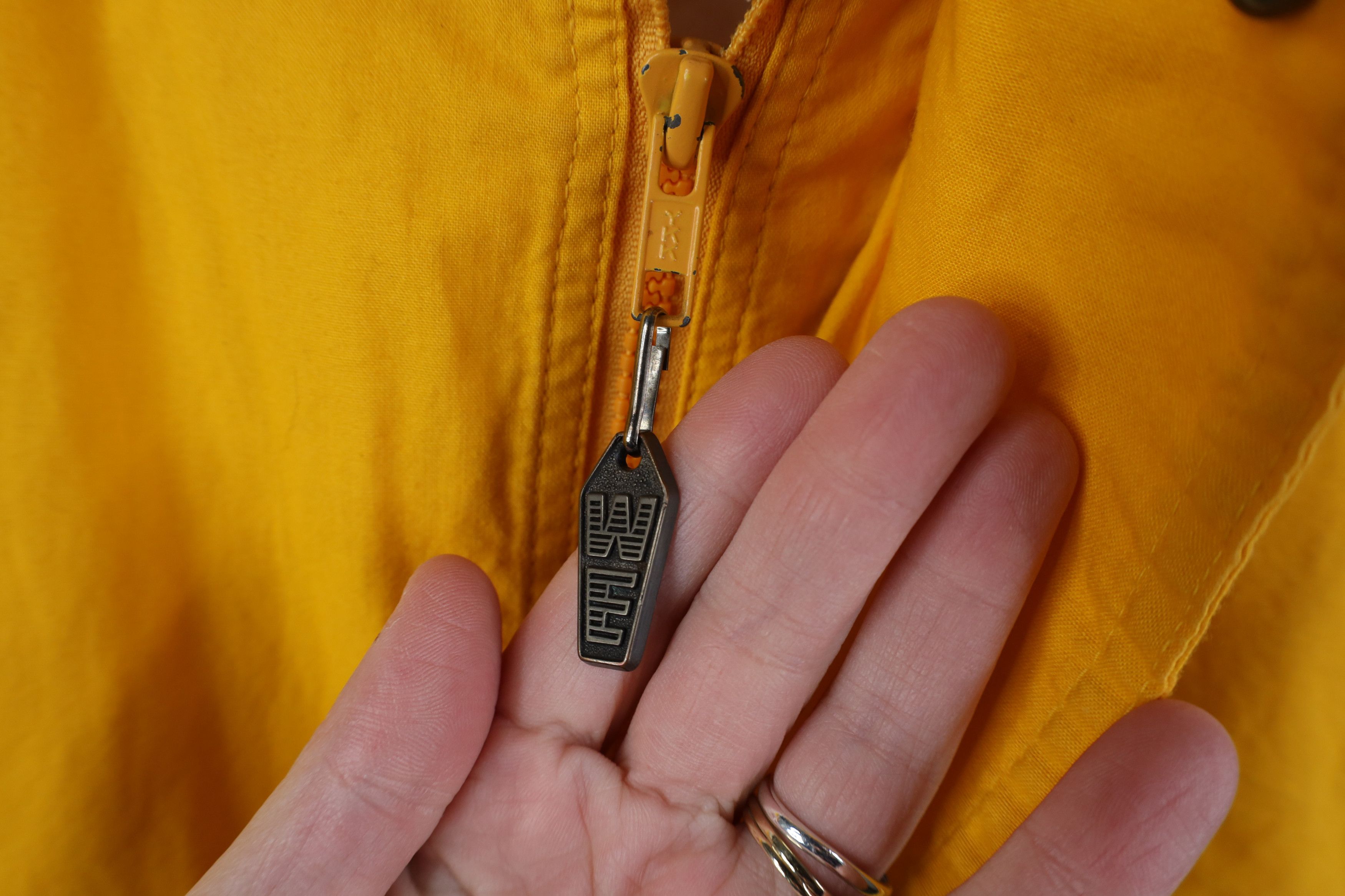 Vintage Vintage 90s Streetwear Dye Stonewash Bomber Jacket Yellow Size US XL / EU 56 / 4 - 4 Thumbnail