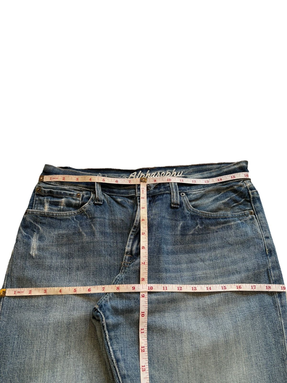 Japanese Brand SALES🔥Vintage Japanese Brand Mud Wash Distressed Jeans Size US 32 / EU 48 - 12 Thumbnail