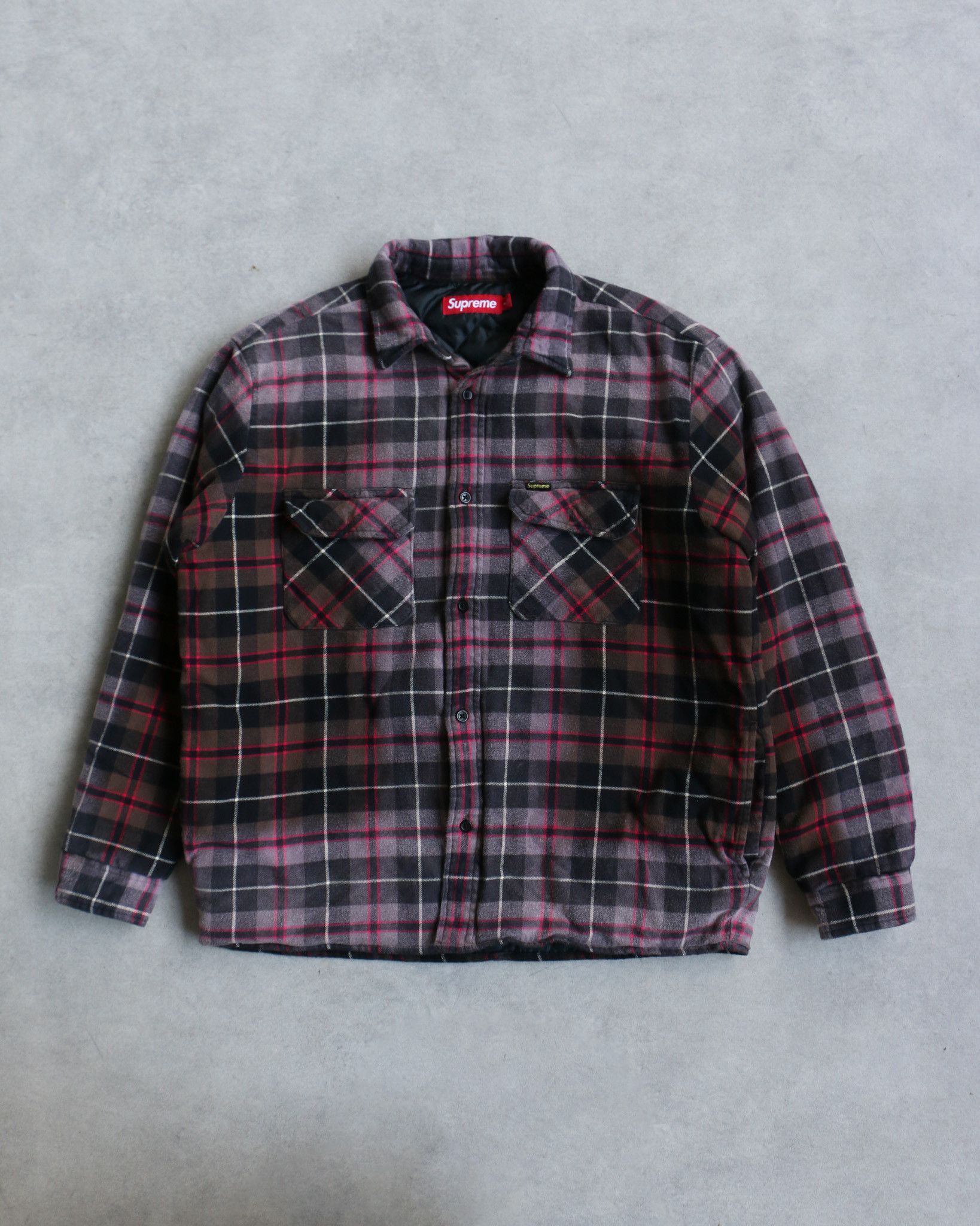 Supreme supreme zapata quilted work jacket- mango | Grailed