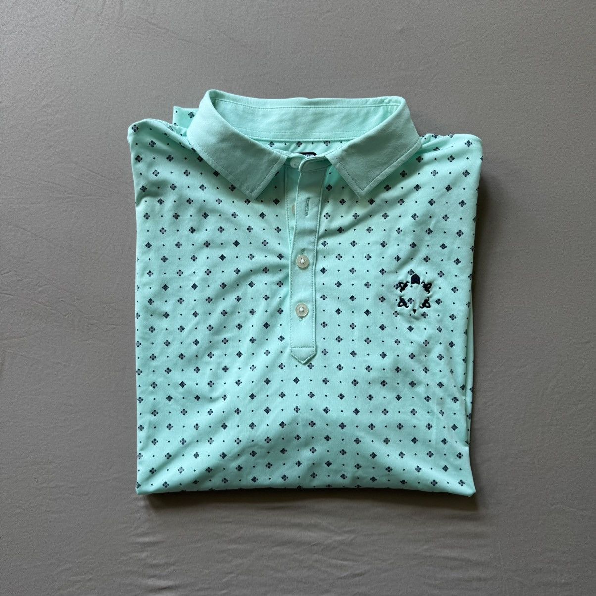 Footjoy FootJoy Athletic Fit Deco Print Self Collar Polo Shirt Size US M / EU 48-50 / 2 - 1 Thumbnail
