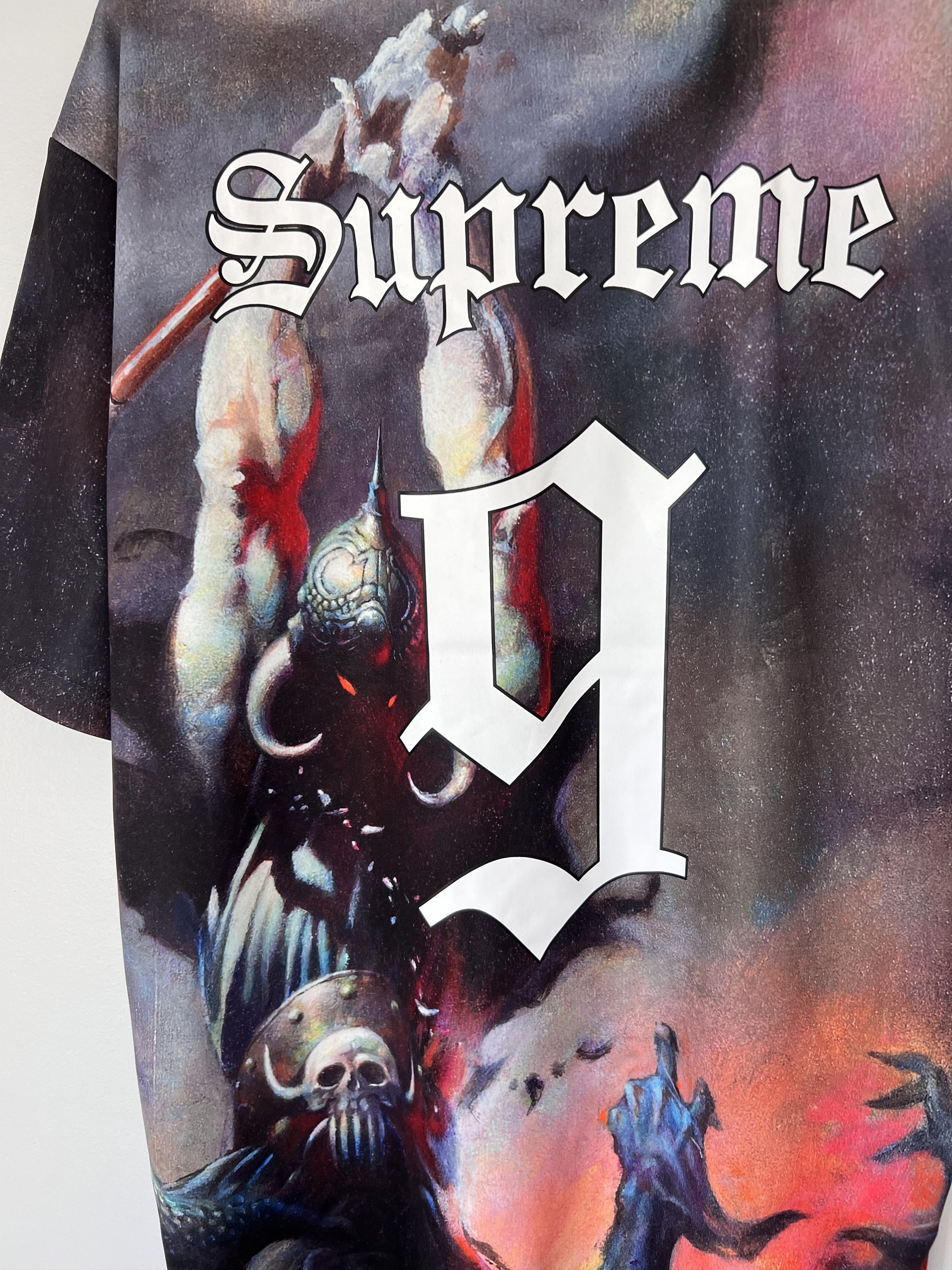 Supreme Frank Frazetta Death Dealer Soccer Jersey