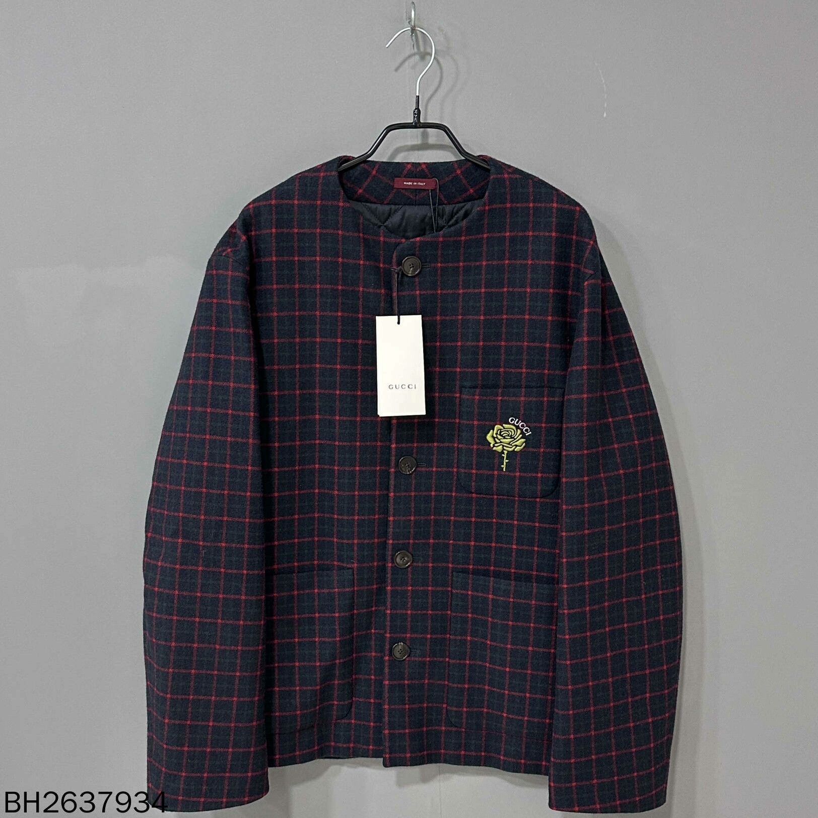 Gucci Gucci Wool Plaid Light Jacket m Men Size US M / EU 48-50 / 2 - 1 Thumbnail