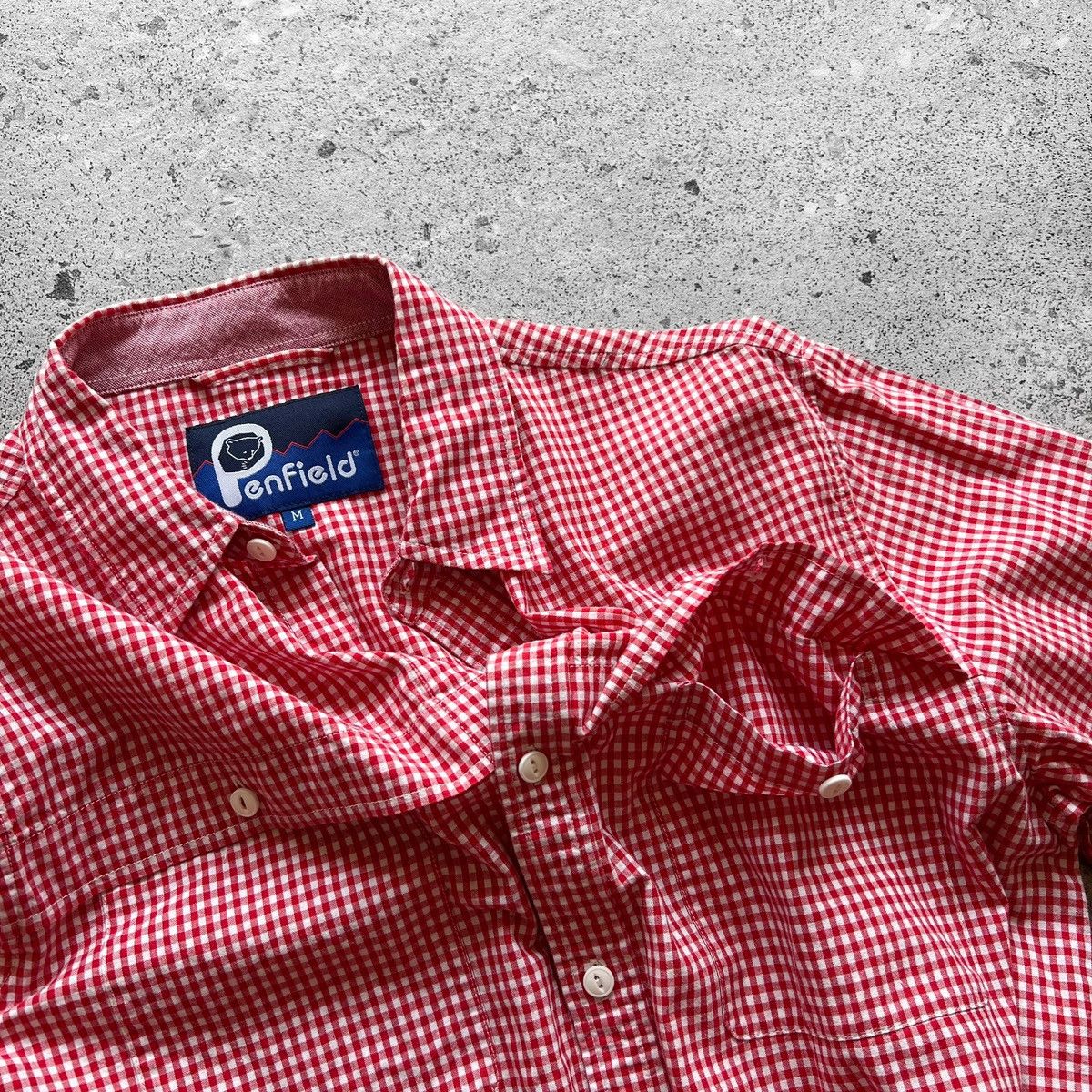Designer × Penfield Penfield Mens Check Red White Long Sleeve Button Shirt Size US M / EU 48-50 / 2 - 7 Thumbnail