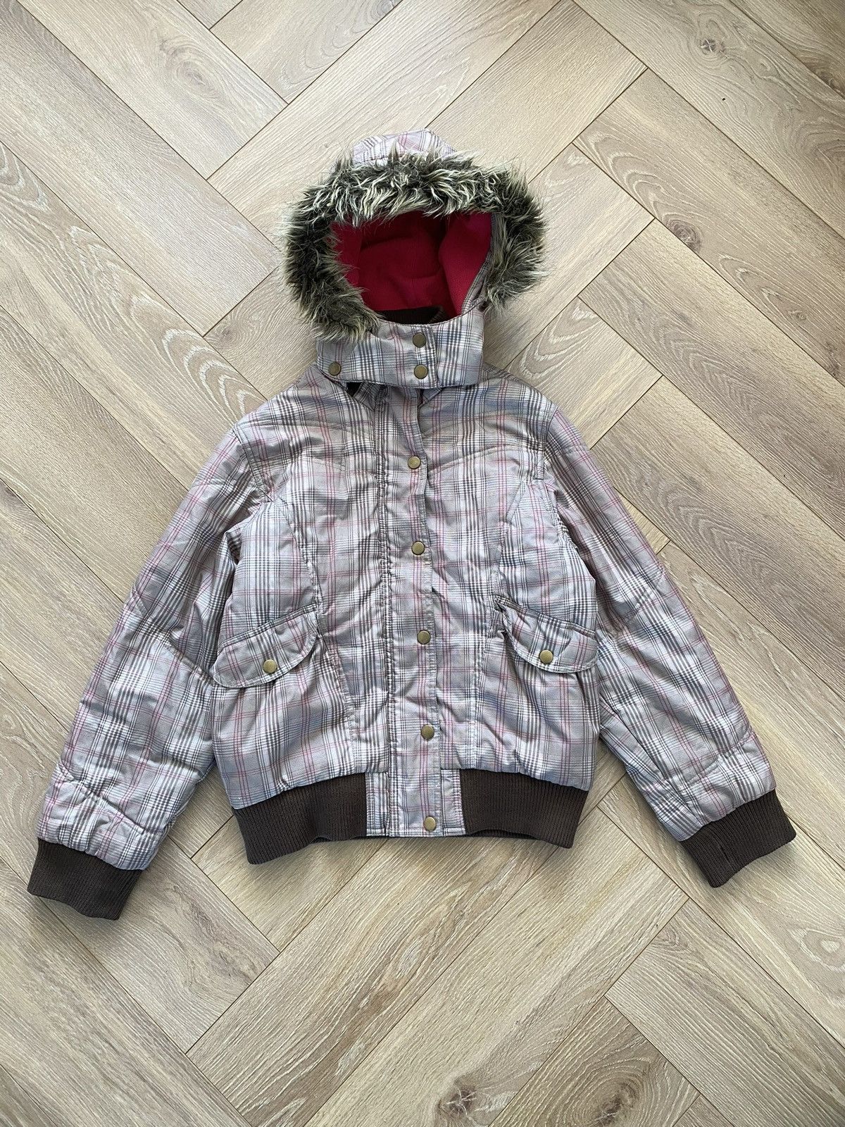 Other Retro 00s Bomber Hoodie Affliction Cyber Baggy Drip Swag Size S / US 4 / IT 40 - 1 Thumbnail