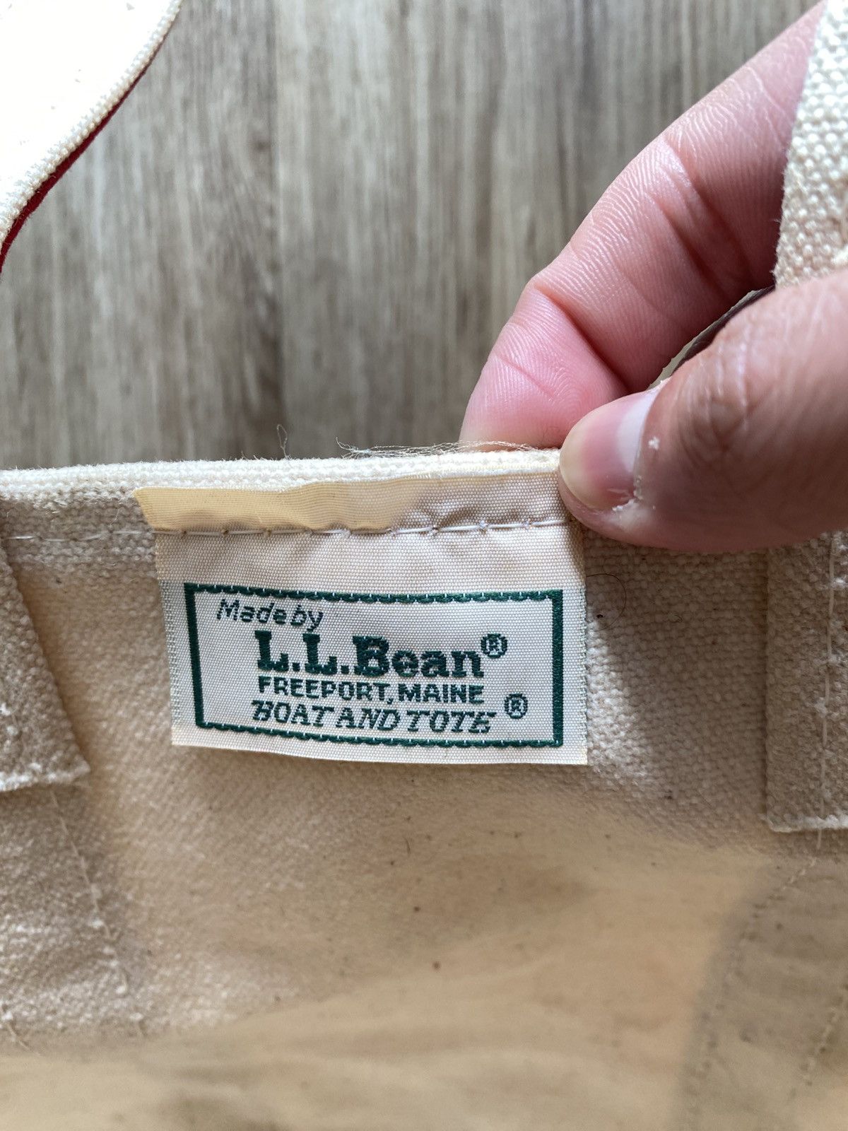 L.L. Bean Vintage 90s LL Bean Tote Bag Size ONE SIZE - 7 Thumbnail