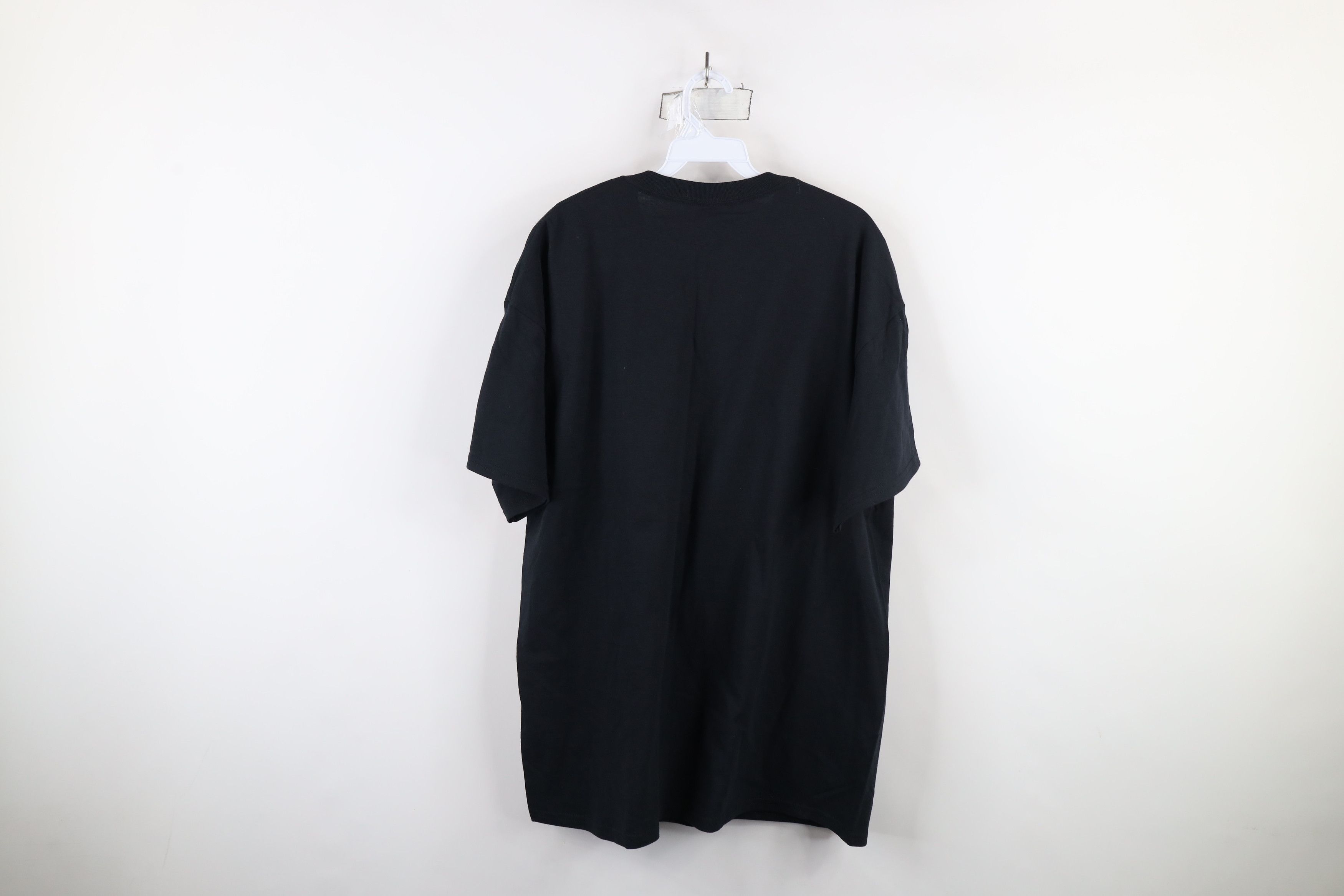 Vintage Deadstock Vintage Y2K Streetwear Heavy Cotton T-Shirt Black Size US XL / EU 56 / 4 - 8 Thumbnail