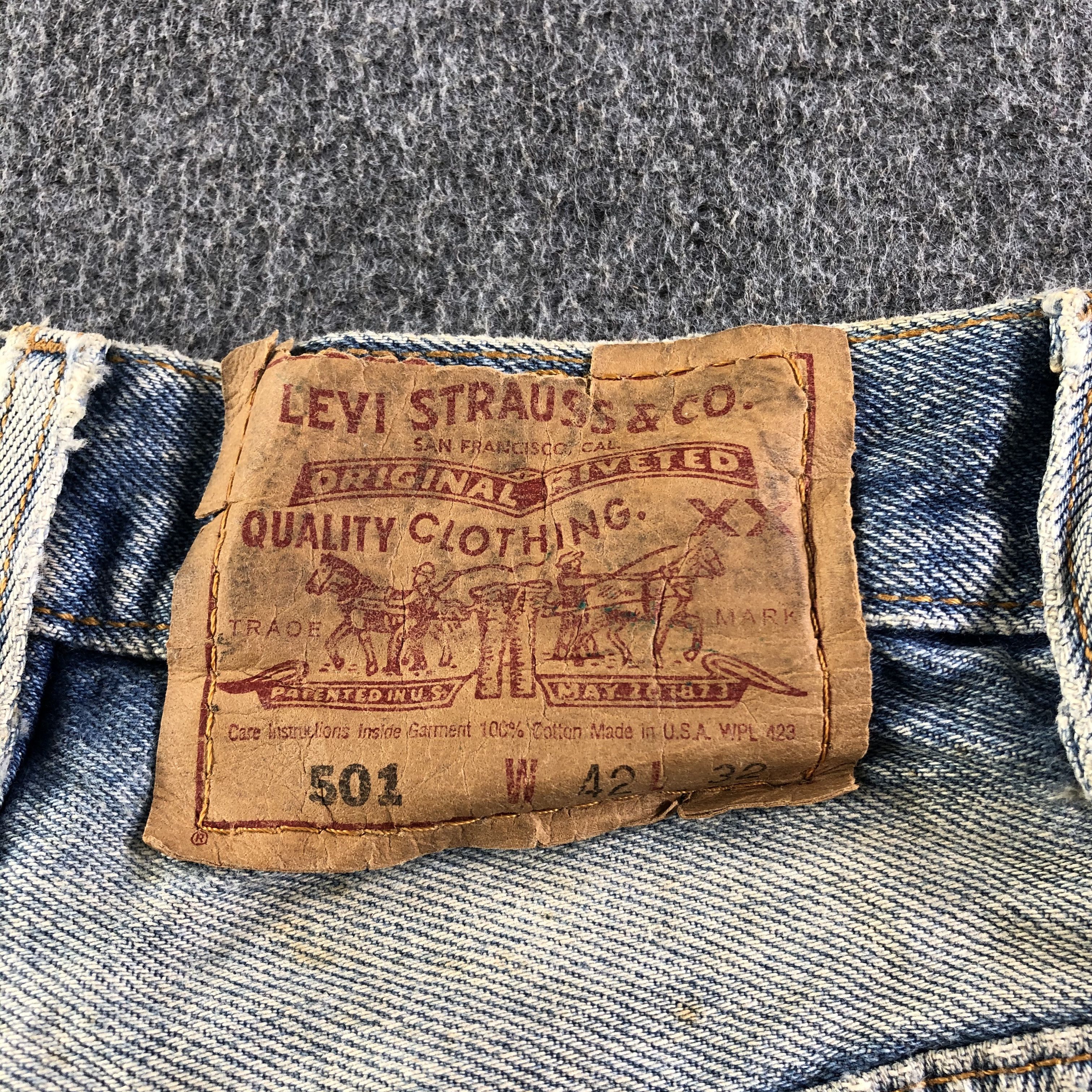 Levi's Vintage Levis 501 Jeans-J4610 Size US 40 / EU 56 - 5 Thumbnail