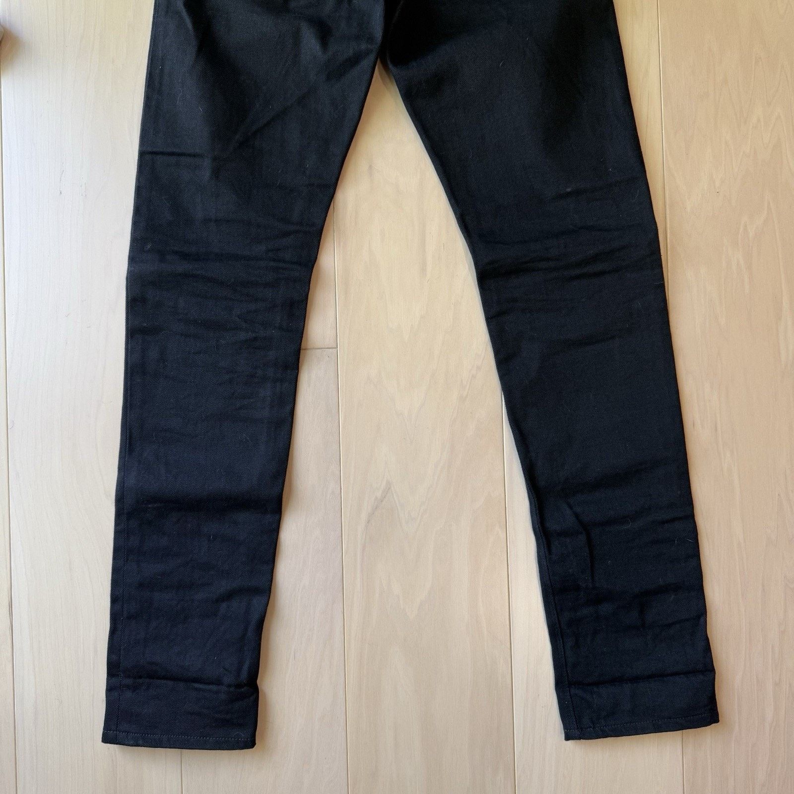 Raleigh Denim Raleigh Denim Martin Selvedge Jeans 30 Black Dark Wash Size US 30 / EU 46 - 8 Thumbnail