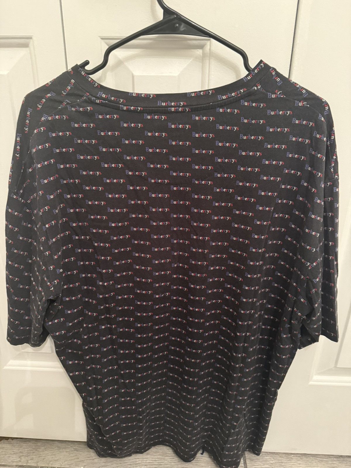 Burberry Vintage Navy Burberrys Tee Size US L / EU 52-54 / 3 - 3 Thumbnail