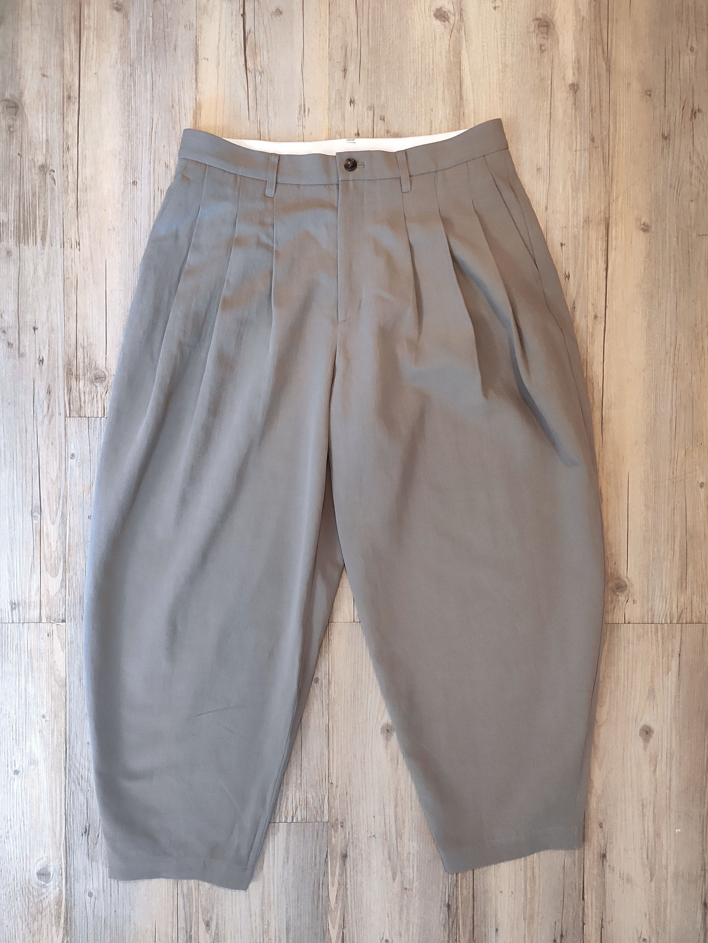 Attachment NEW! SS22 Gabardine pants.Like Uma Wang or Ziggy Chen Size US 32 / EU 48 - 2 Thumbnail