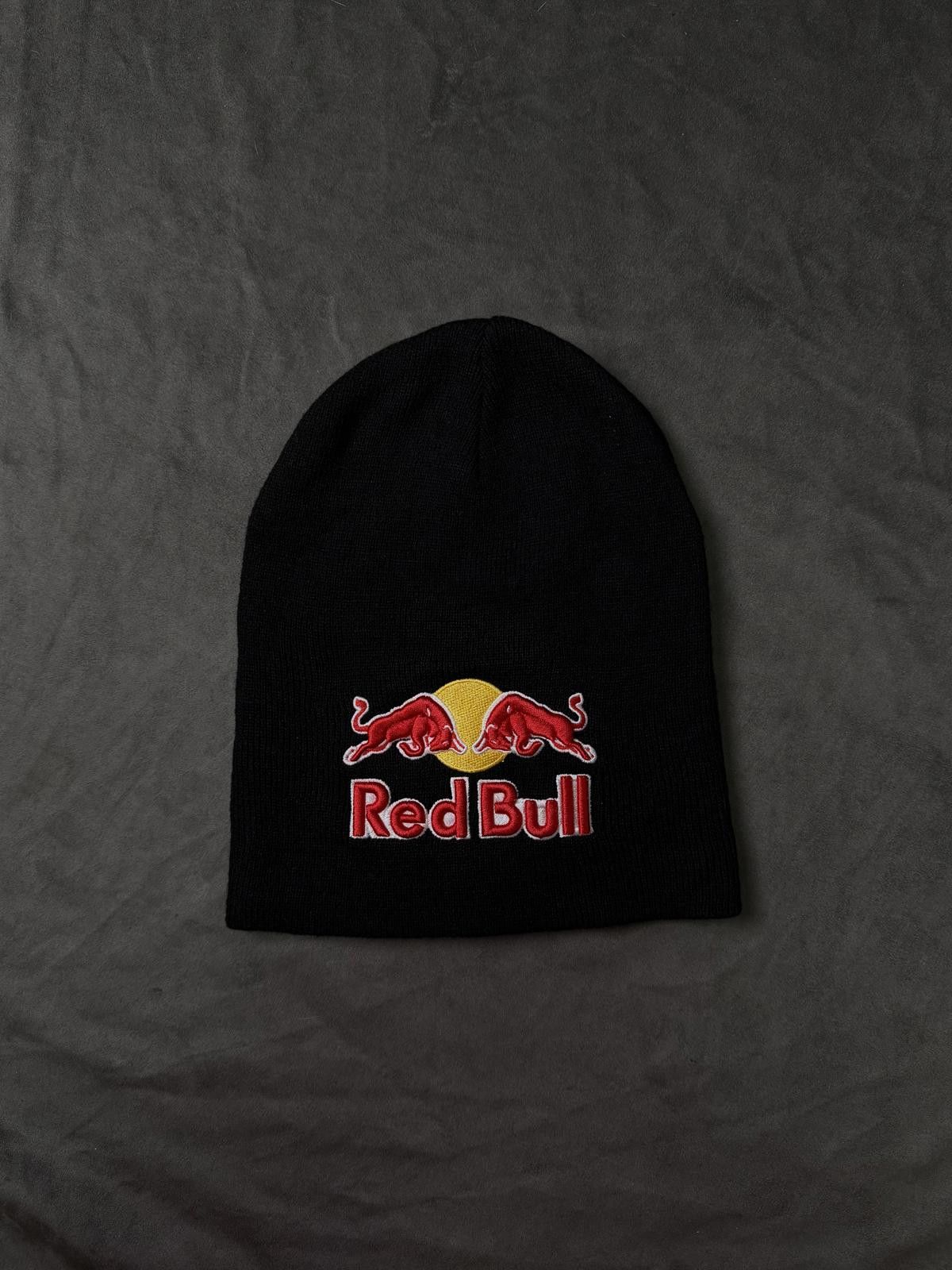 Japanese Brand Deadstock Red Bull Classic Logo No Cuff Knit Beanie Hat Blk Size ONE SIZE - 1 Thumbnail
