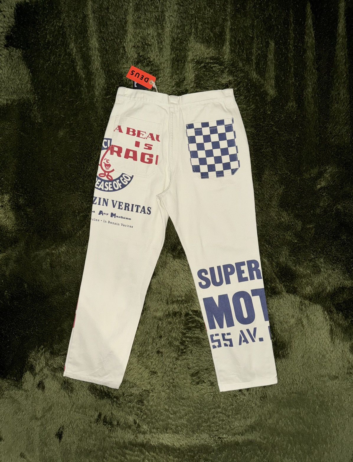 Deus Ex Machina [32] Deus Ex Machina Fragile Print Cotton Work Pants Ivory Size US 32 / EU 48 - 8 Thumbnail
