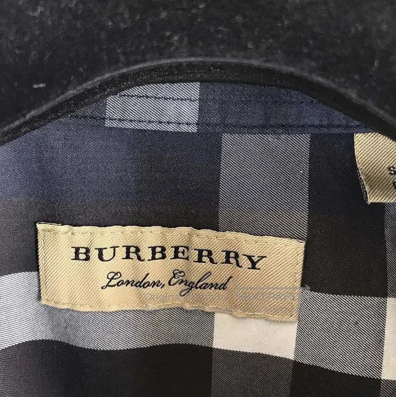 Burberry Burberry Men's Cotton Check Shirt in Dark Blue. Size US S / EU 44-46 / 1 - 3 Thumbnail