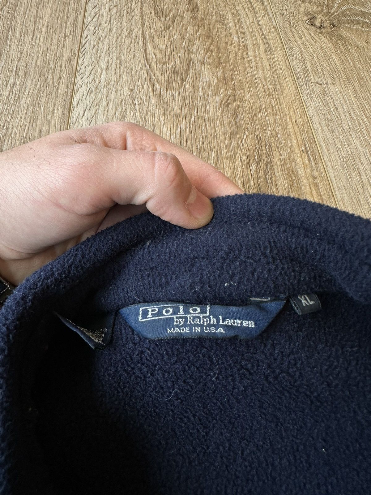Polo Ralph Lauren 90S Polo Ralph Lauren PRL Fleece Basic Sherpa Light Jacket Size US XL / EU 56 / 4 - 6 Thumbnail