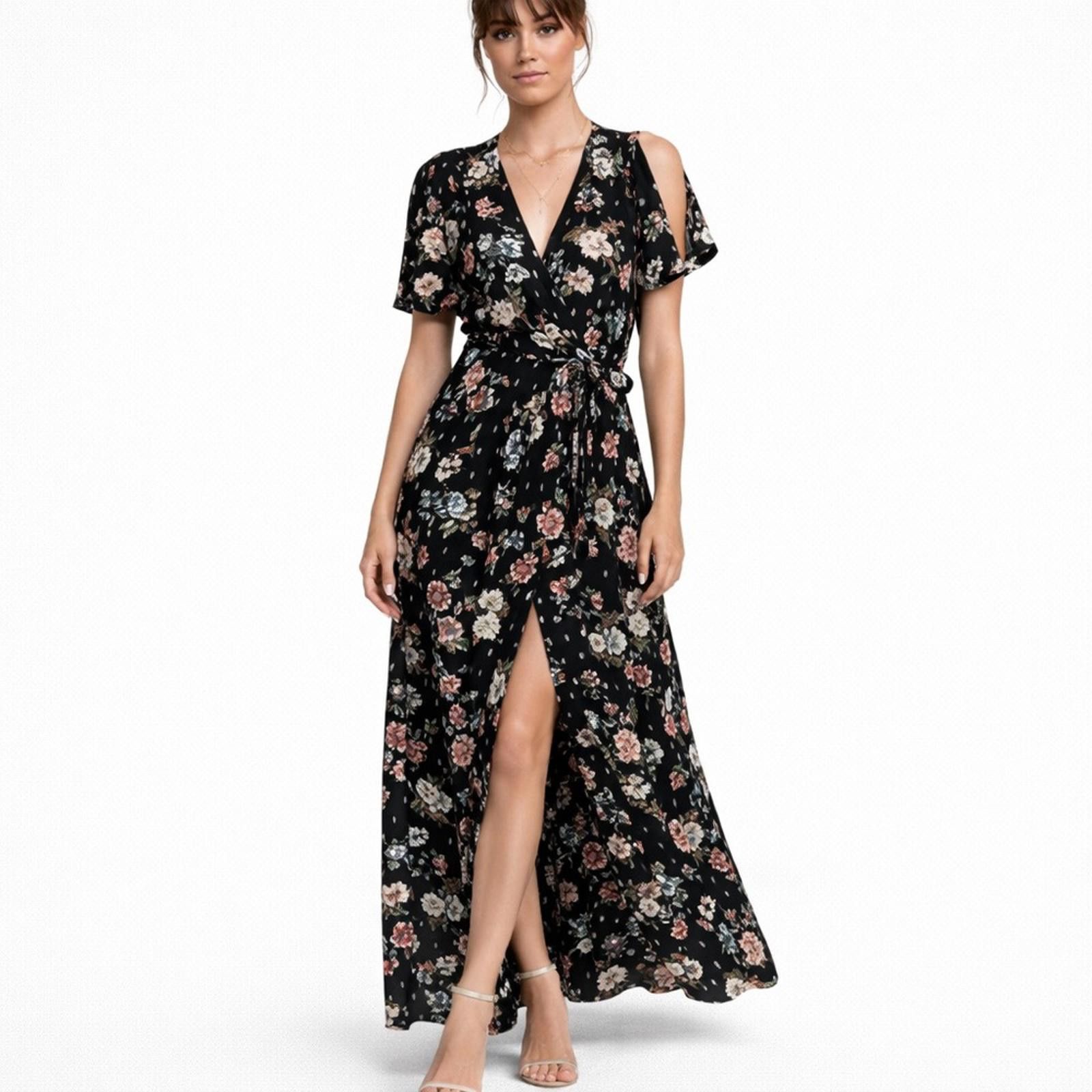 Lulus My Whole Heart Plum Long Sleeve Wrap Dress | Grailed