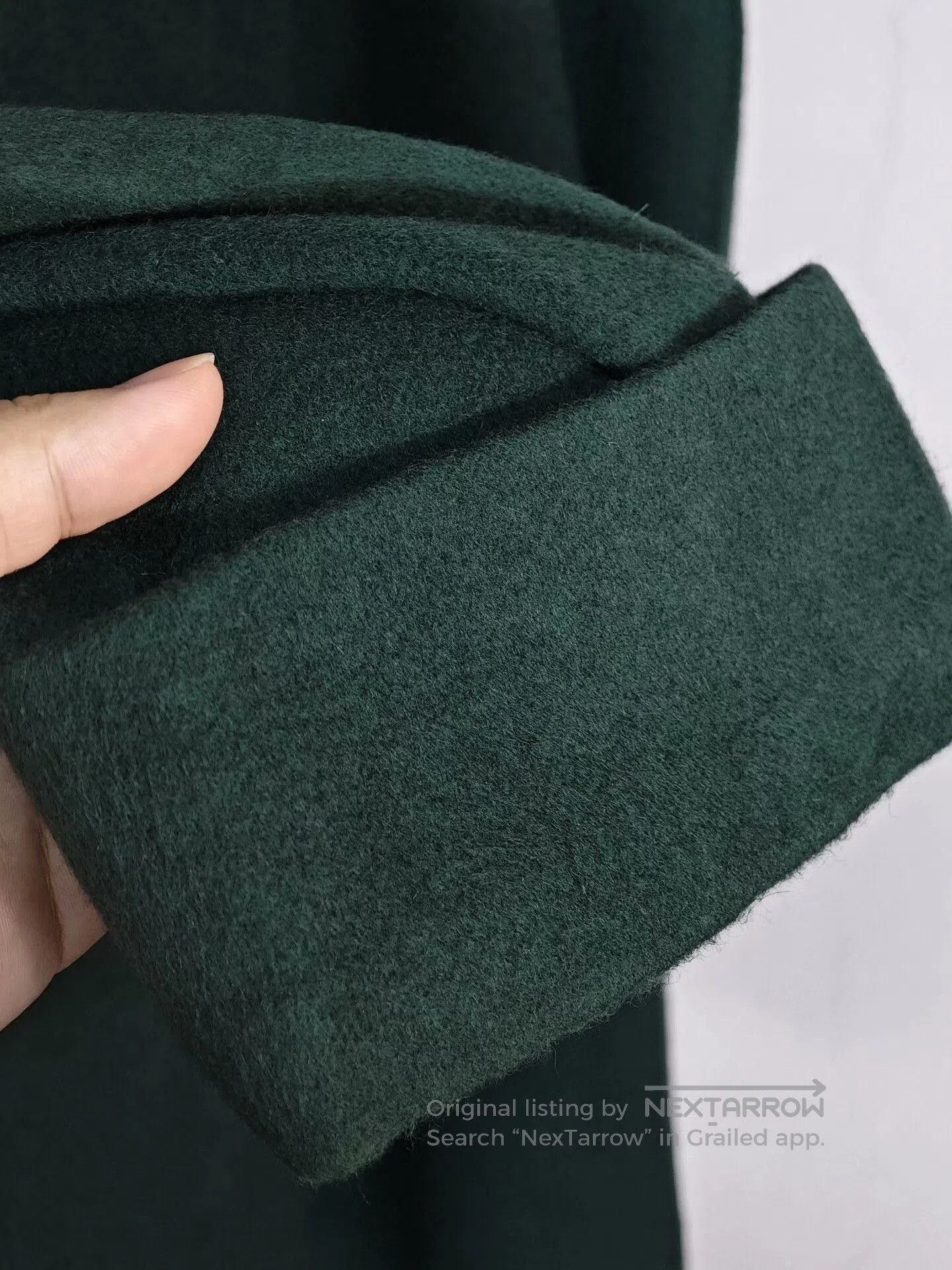Japanese Brand Custom Cashmere and Vicuna Overcoat. Size XL / US 12-14 / IT 48-50 - 5 Thumbnail