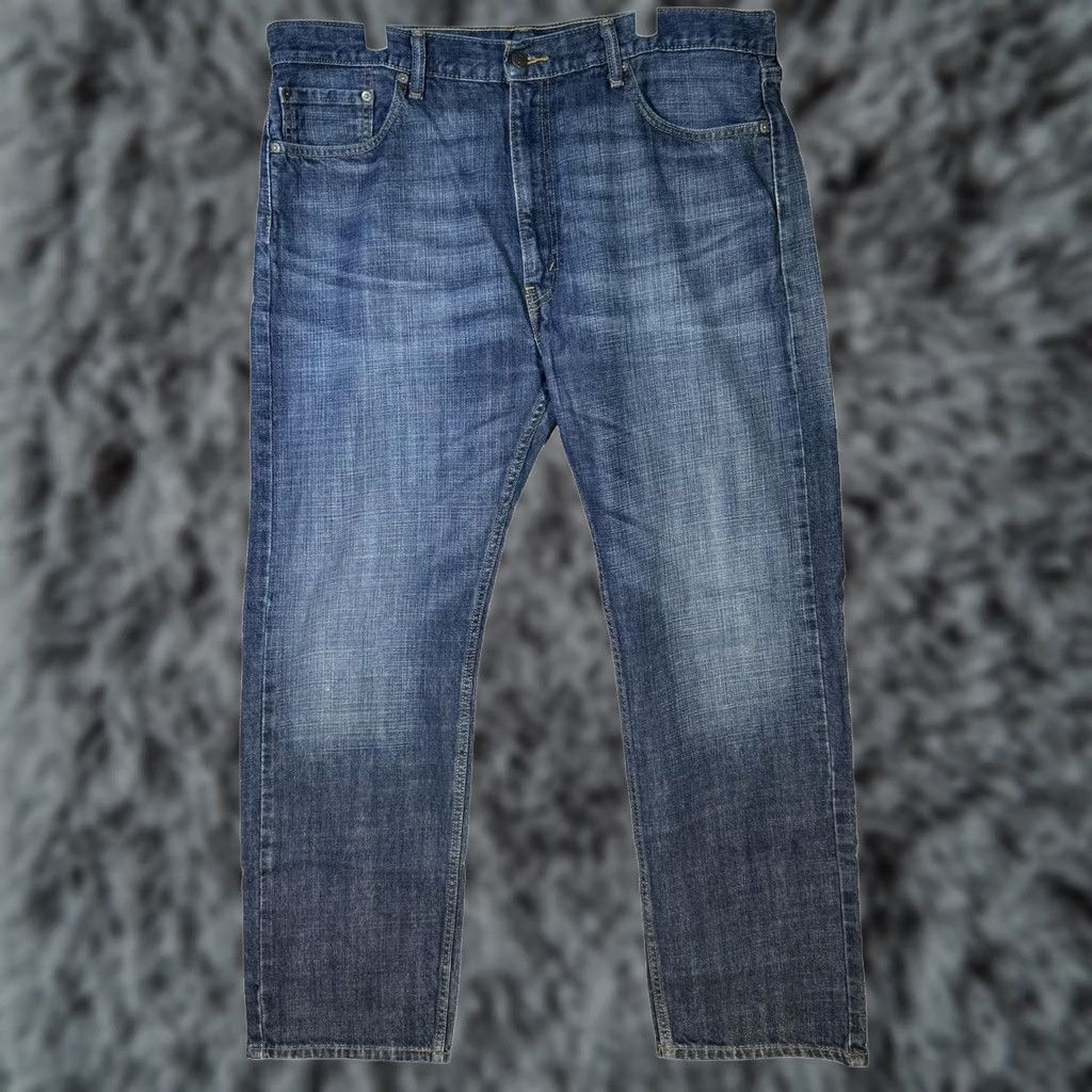 Levi's Levi's 505 Jeans Mens 40x32 Blue Whiskered Straight Medium Wash Denim Pants Size US 40 / EU 56 - 1 Thumbnail