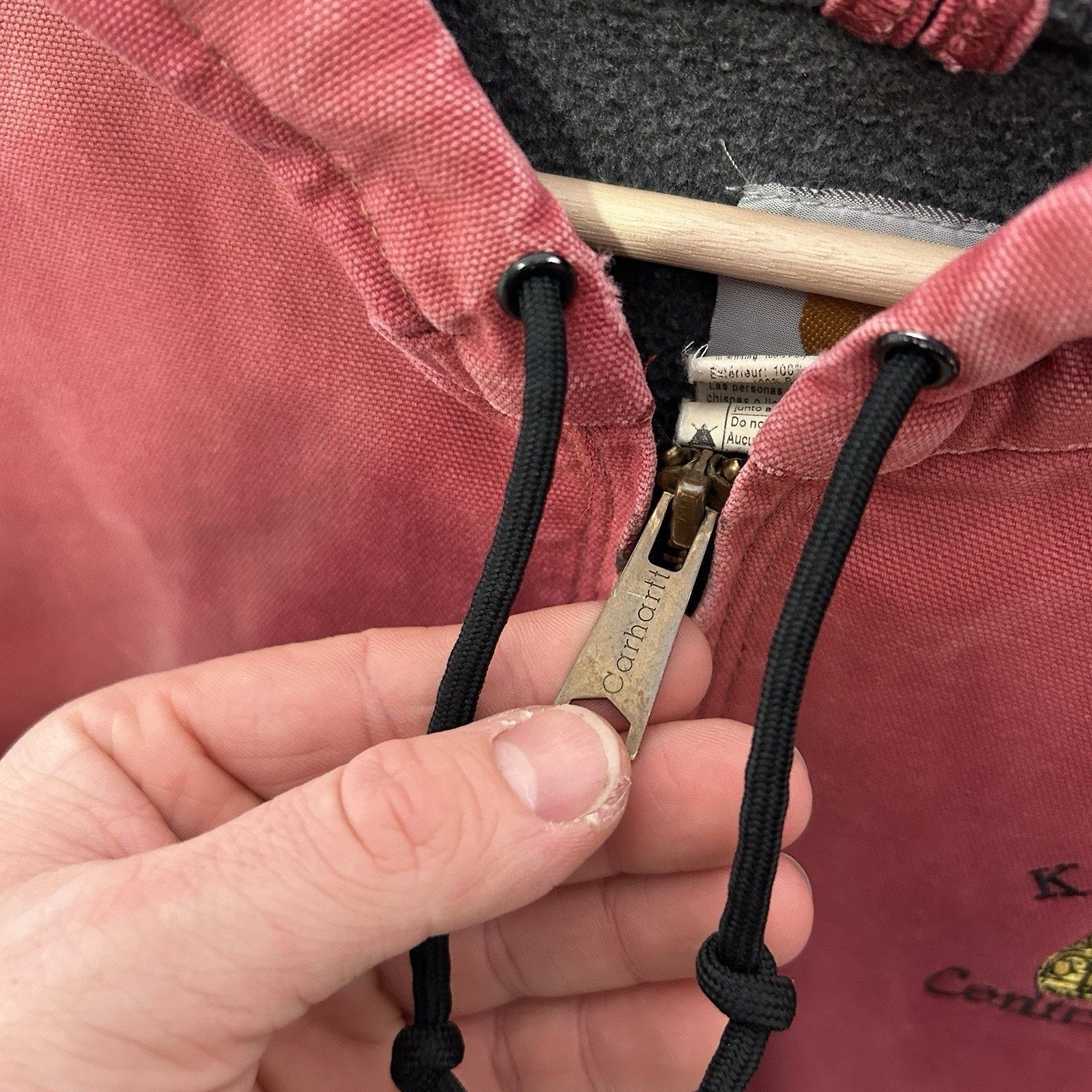 Carhartt Vintage Carhartt Fleece-Lined Active Jacket “Dark Red” J158 Size US XL / EU 56 / 4 - 5 Thumbnail