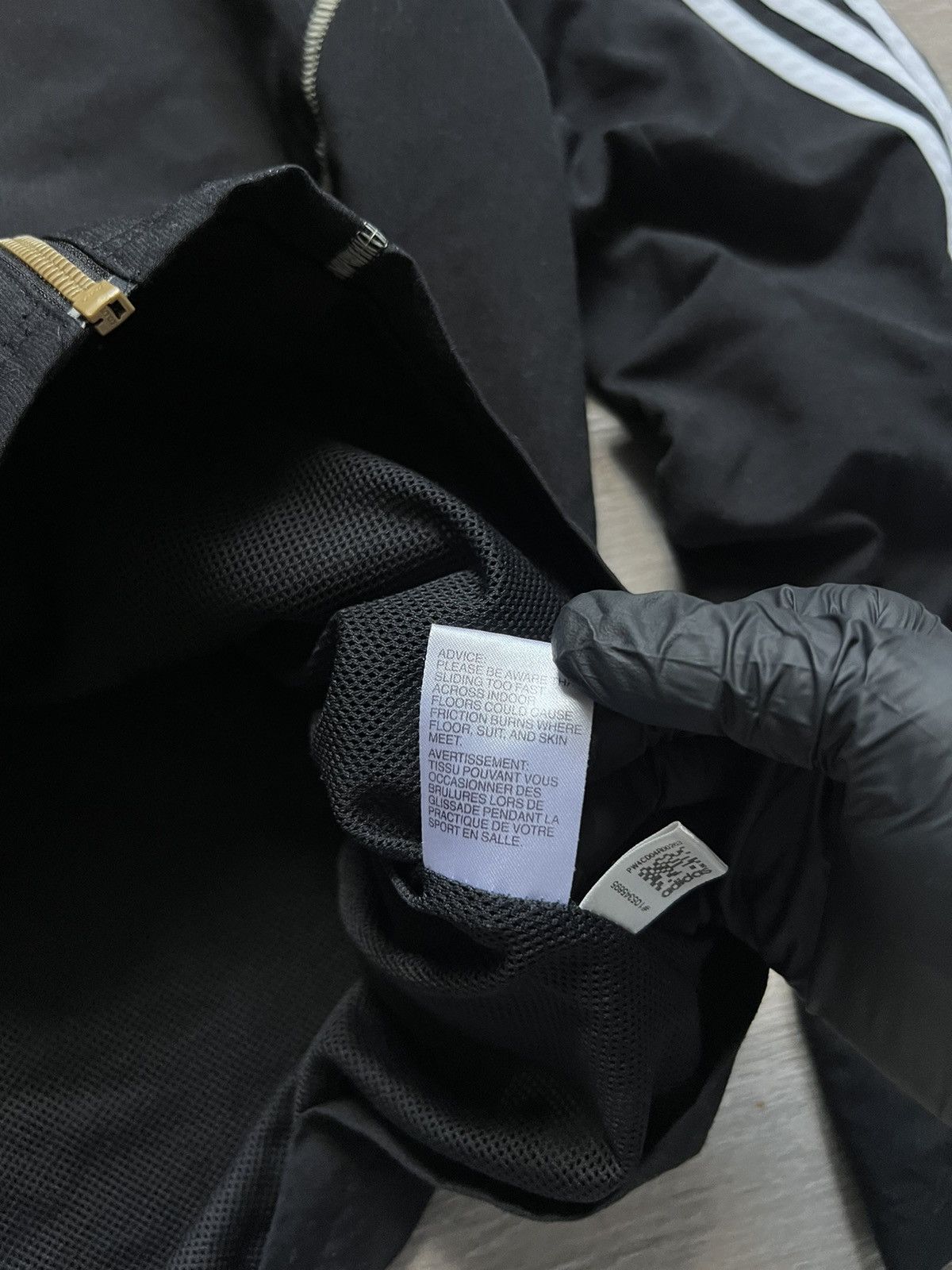 Adidas Vintage 00s Adidas All Blacks Zip Fleece Jacket Sweater Size US S / EU 44-46 / 1 - 14 Thumbnail