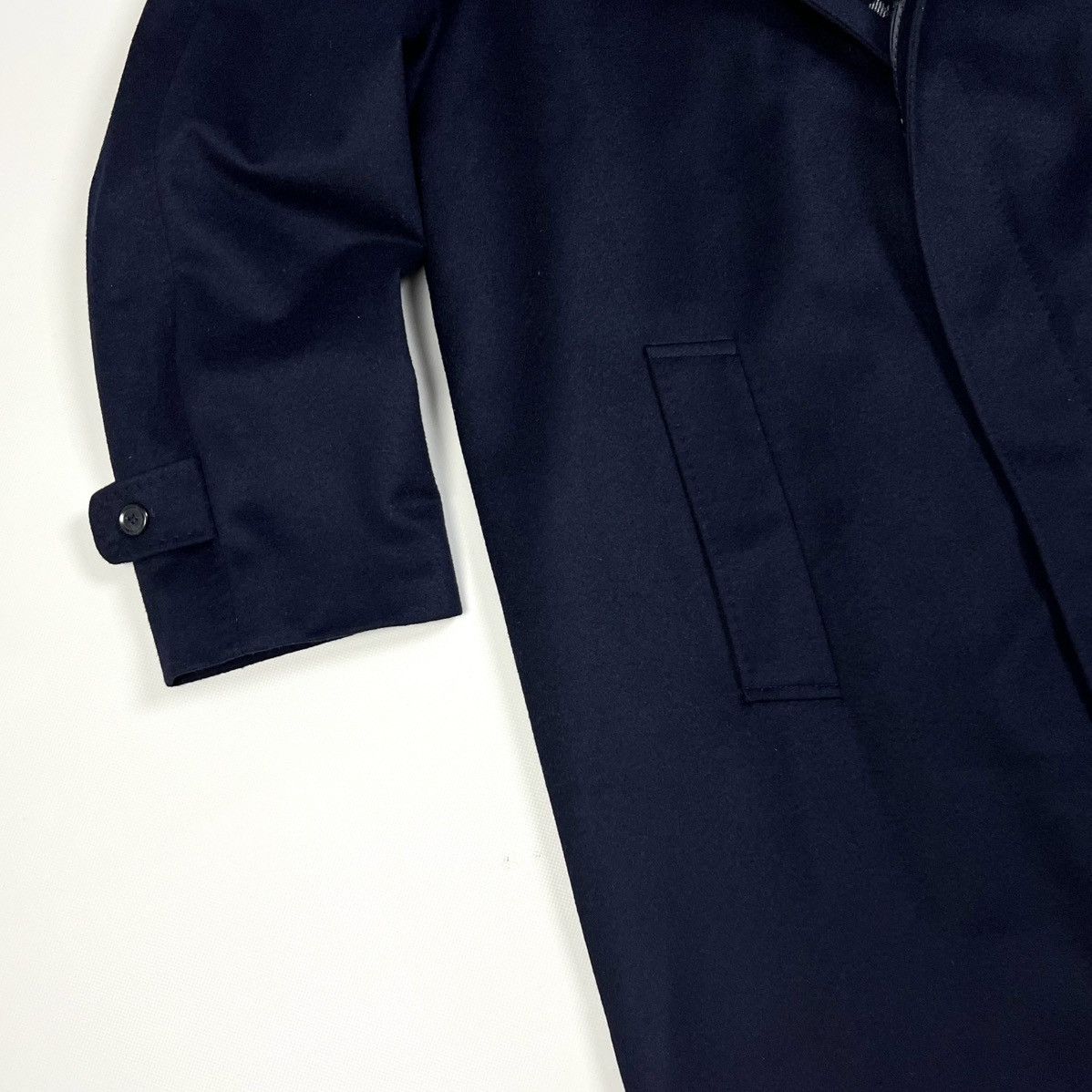 Burberry × Vintage Vintage Auth Men’s BURBERRYS Logo Wool Luxury Coat Jacket Size US M / EU 48-50 / 2 - 10 Thumbnail