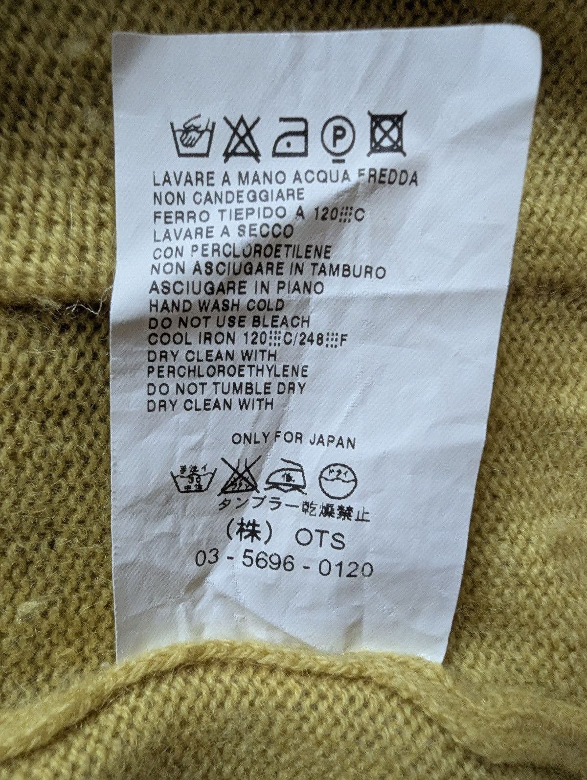 Max Mara Max Mara Cashmere Yellow Cardigan Sweater Size M-L “Japan” Size L / US 10 / IT 46 - 6 Thumbnail