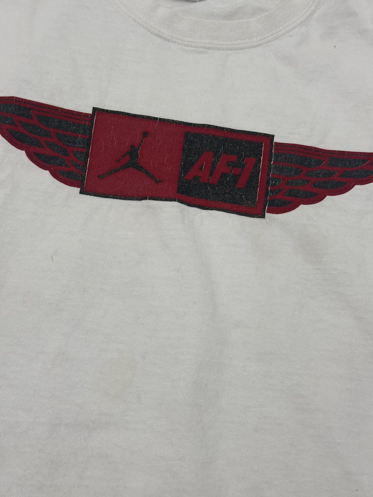 Jordan Brand Vtg Y2K Jordan AF-1 Nike Graphic T-Shirt Wings Logo Size XXL Size US XXL / EU 58 / 5 - 6 Thumbnail