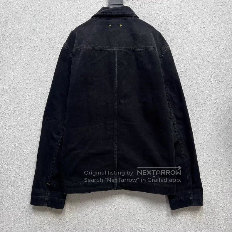 Louis Vuitton Louis Vuitton Black Lumberjack Full Print Washed Denim Jac Size US XL / EU 56 / 4 - 2 Thumbnail