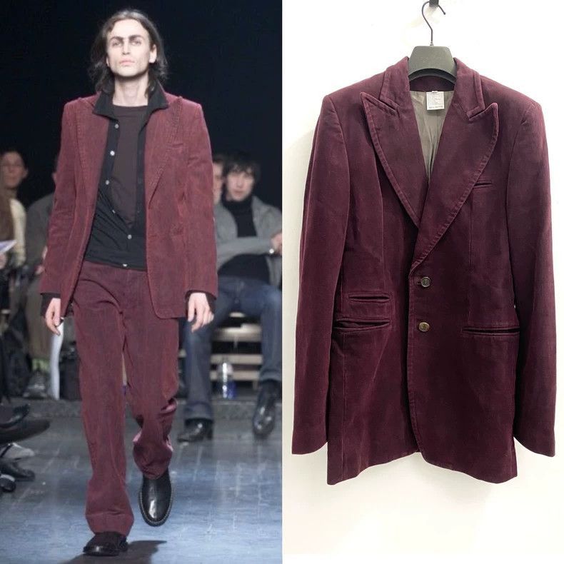Ann Demeulemeester Ann demeulemeester 2001fall Archive Frosted magma red tip c Size US S / EU 44-46 / 1 - 1 Thumbnail