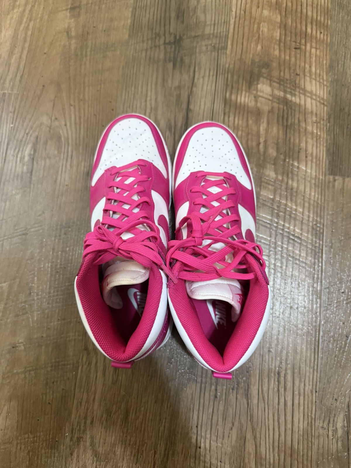 Jordan Brand Nike Dunk High Pink Prime Size US 11.5 / IT 41.5 - 2 Thumbnail